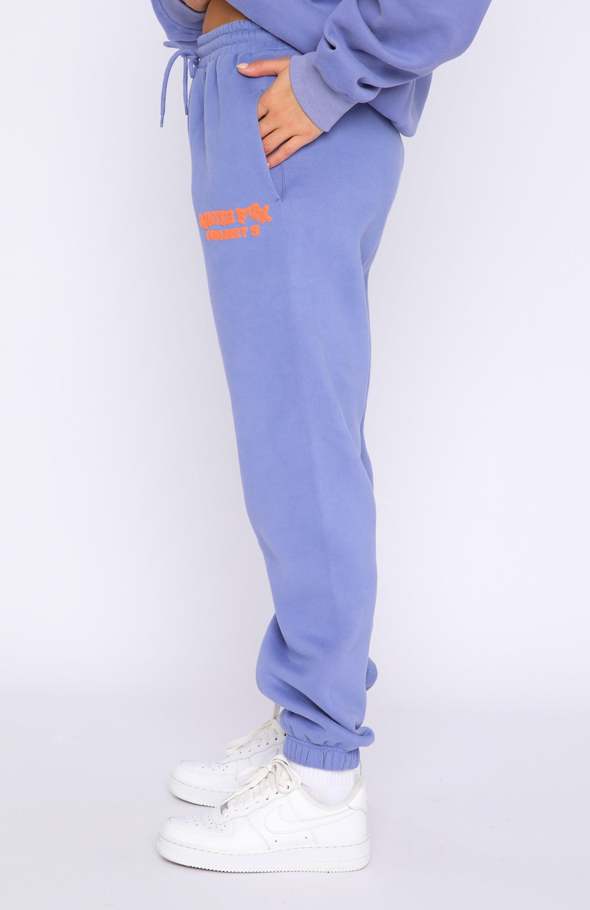 Project 5 Sweatpants Grape - WHITE FOX