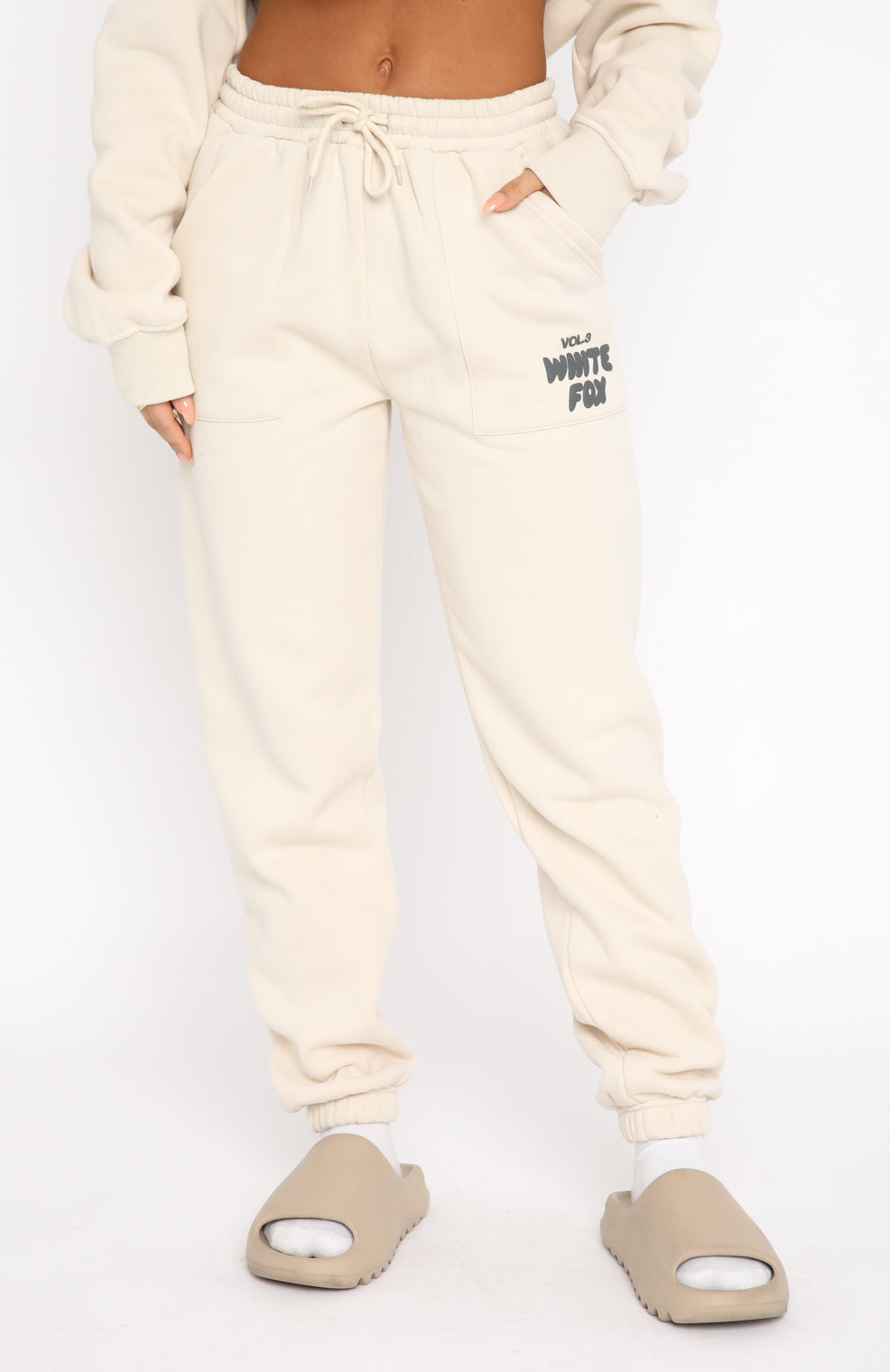 Offstage Sweatpants Pebble - WHITE FOX