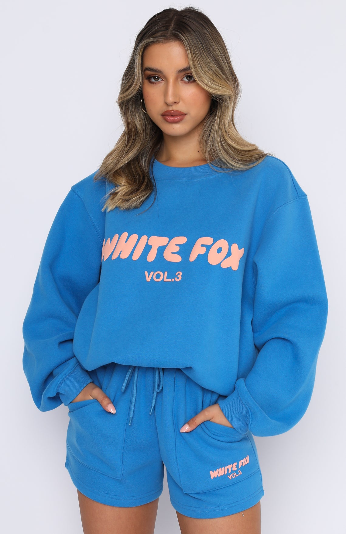 Offstage Sweater Azure - WHITE FOX