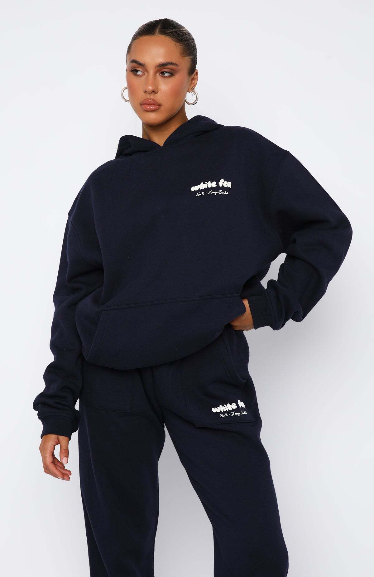 Era 8 Oversized Hoodie Nautical - WHITE FOX