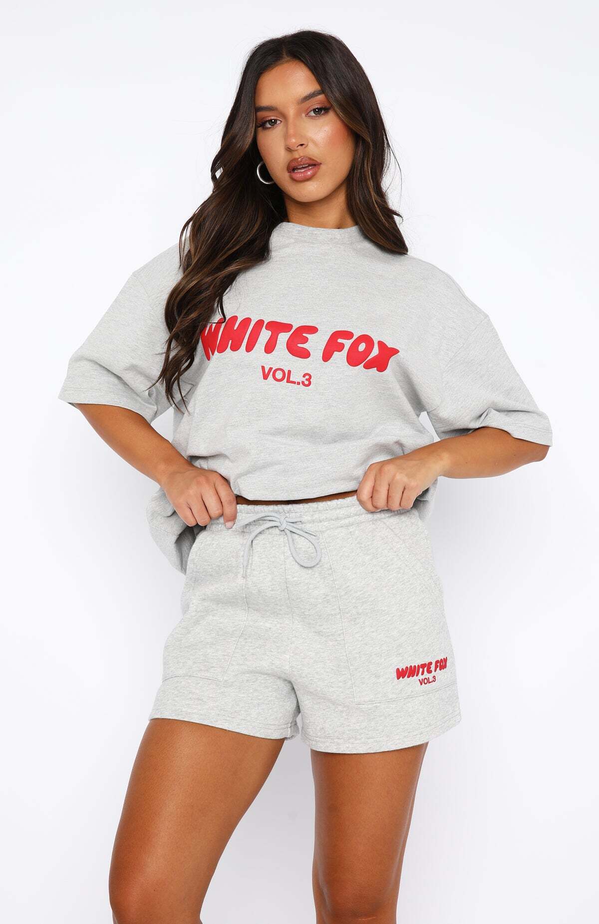 Offstage Lounge Shorts Alloy Grey - WHITE FOX