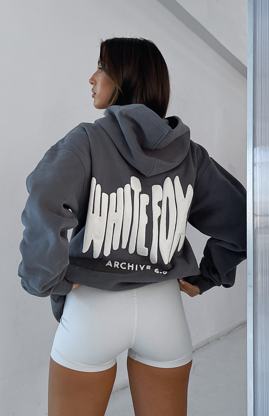 Archive 6.0 Oversized Hoodie Ash - WHITE FOX