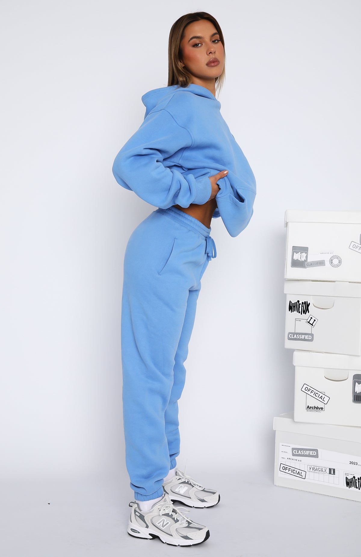 Archive 6.0 Sweatpants Blueberry - WHITE FOX