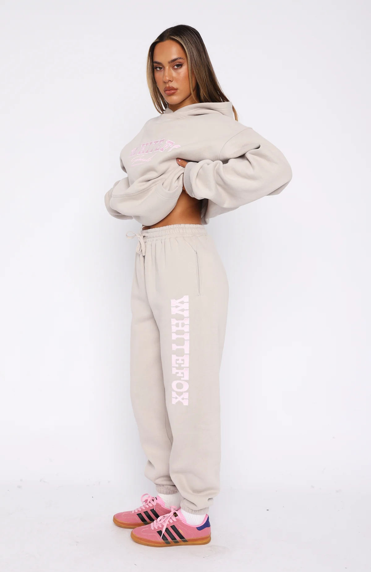 Capsule 9 Catch A Vibe Sweatpants Moon - WHITE FOX