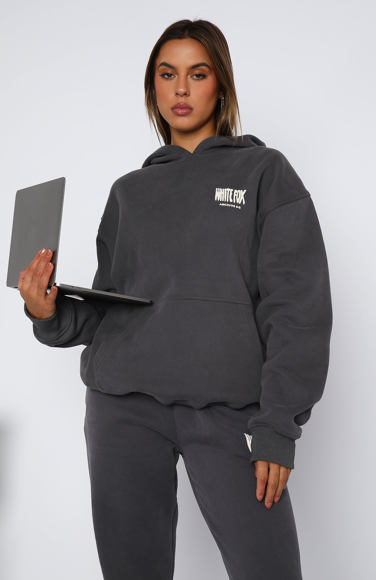 Archive 6.0 Oversized Hoodie Ash - WHITE FOX