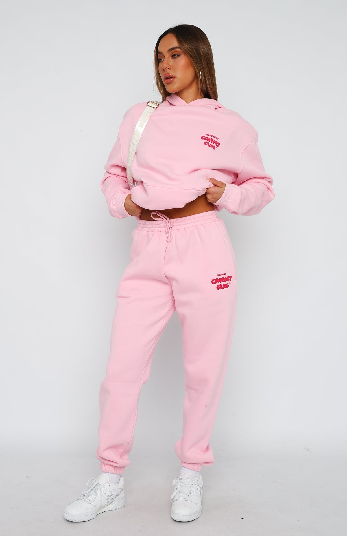 Comfort Club Sweatpants Bon Bon - WHITE FOX
