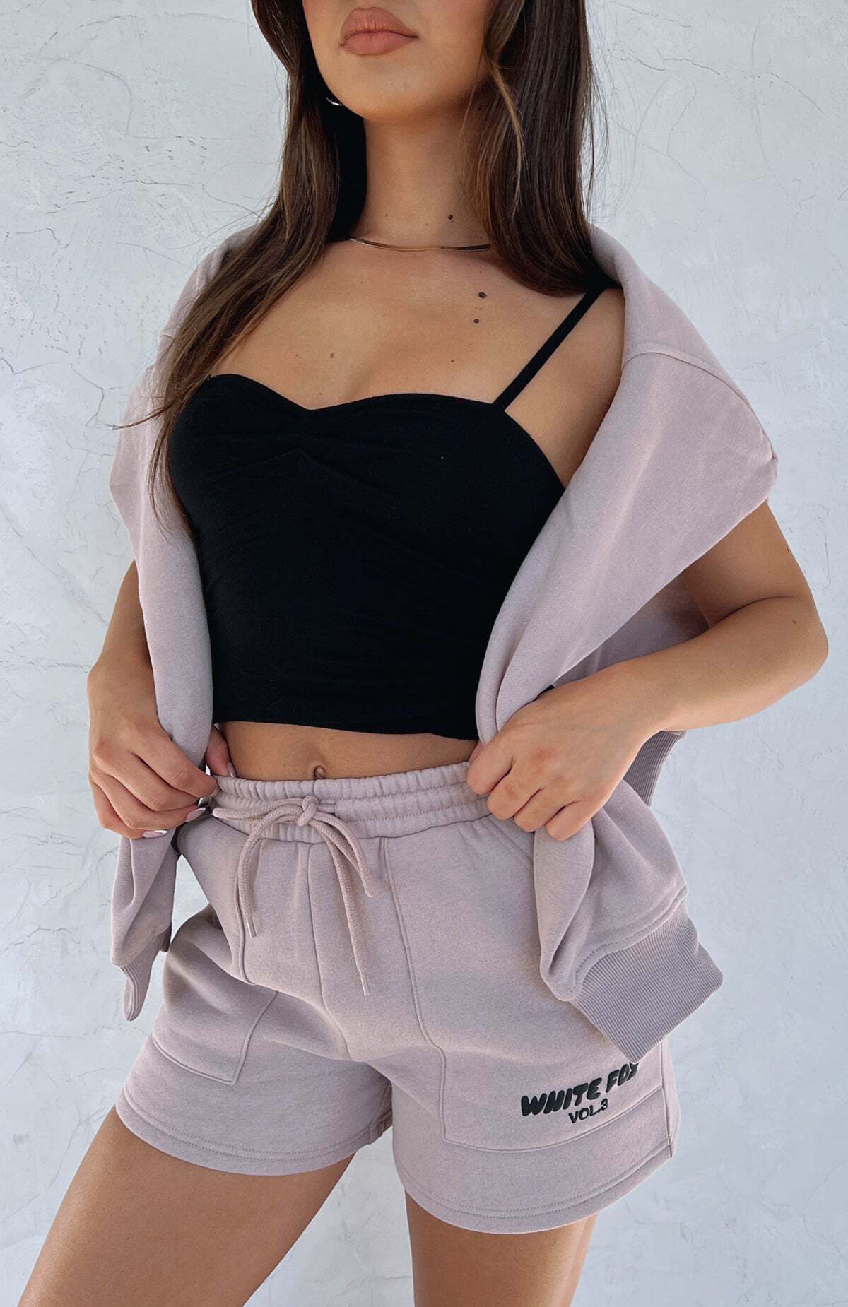 Offstage Lounge Shorts Cinnamon - WHITE FOX