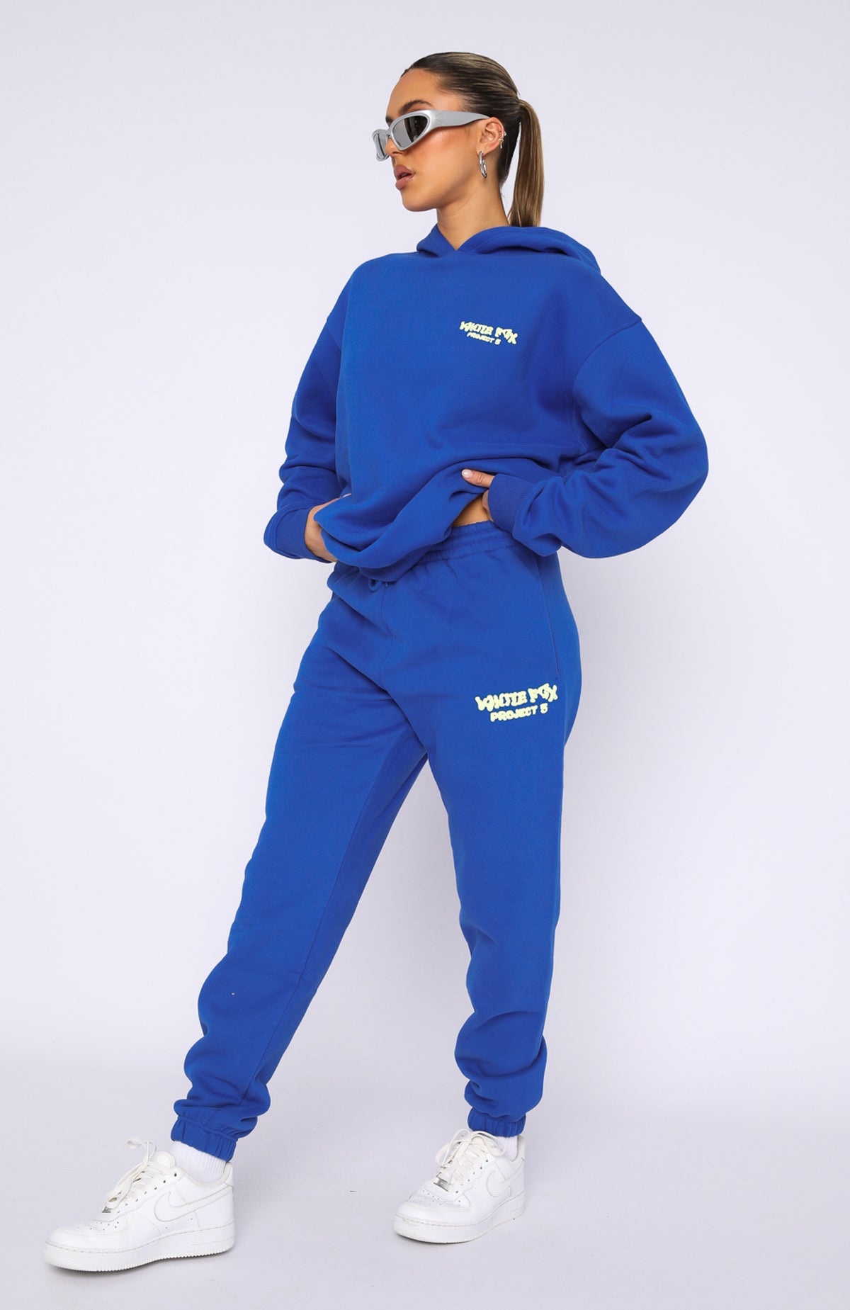 Project 5 Sweatpants Cobalt - WHITE FOX