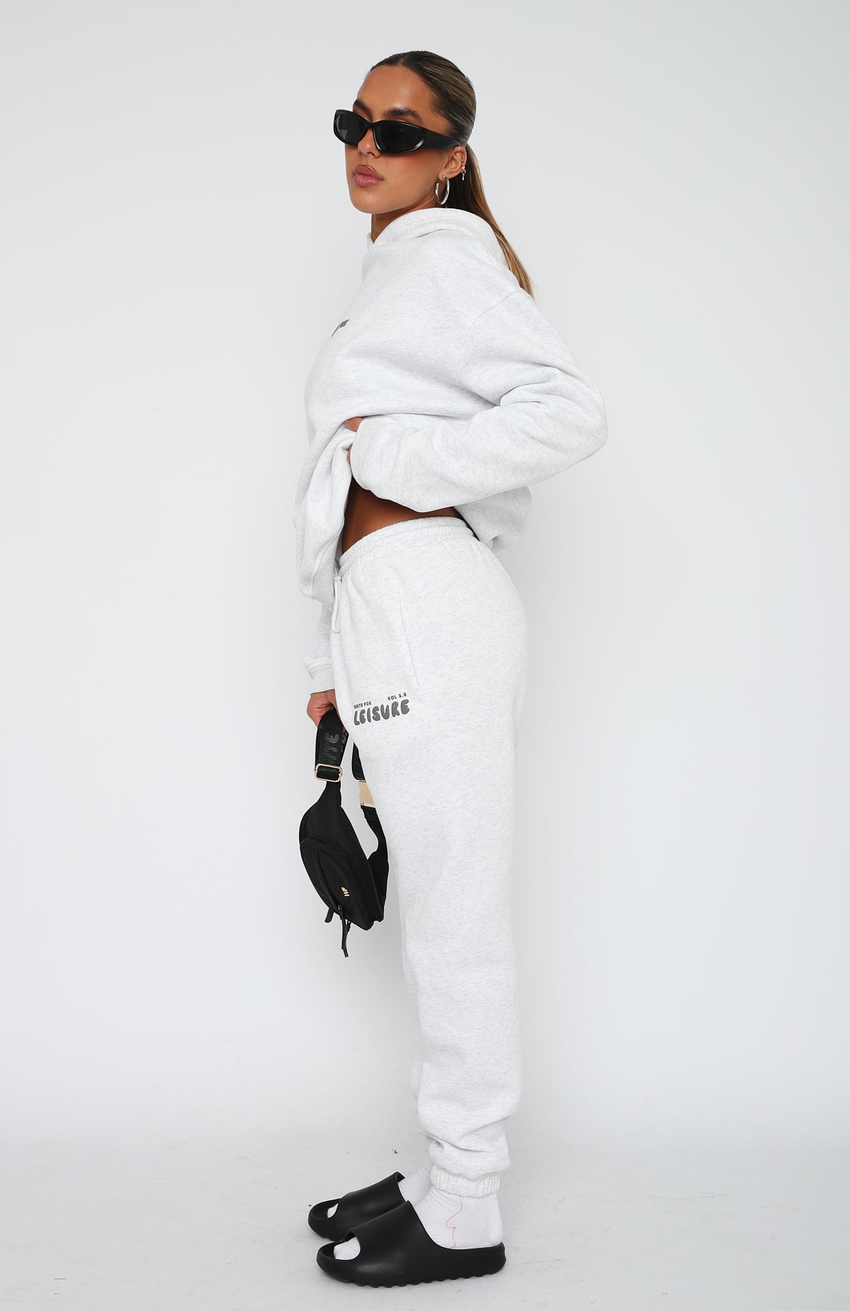 Leisure Series Sweatpants Glacier Grey - WHITE FOX