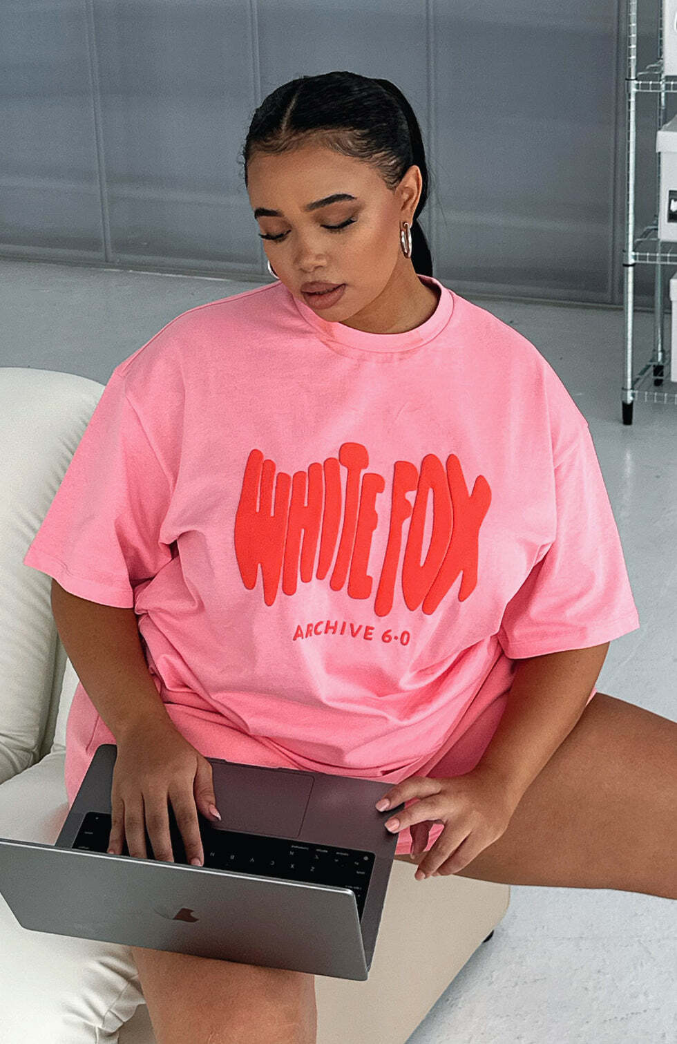 Archive 6.0 Oversized Tee Melon - WHITE FOX