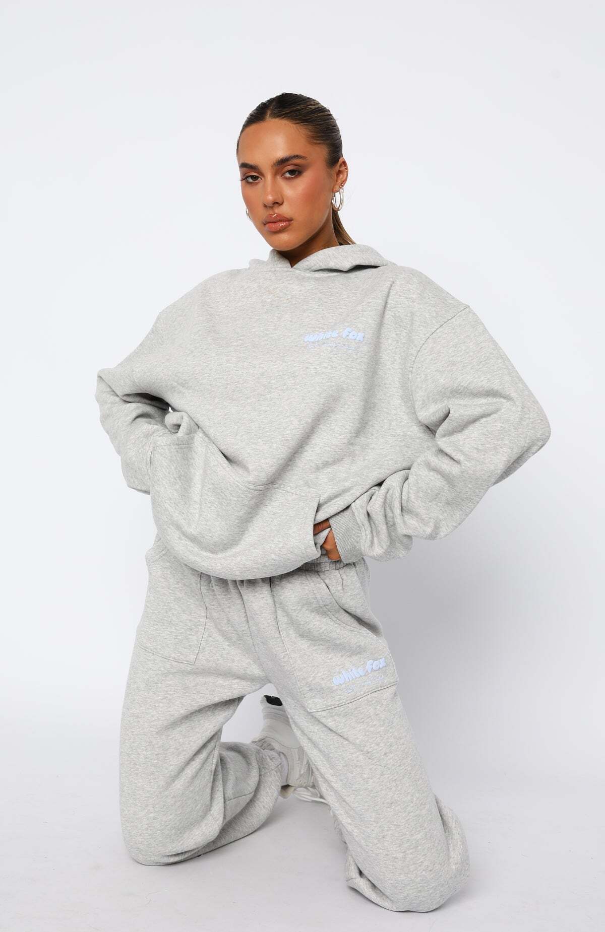 Era 8 Oversized Hoodie Skymelt - WHITE FOX