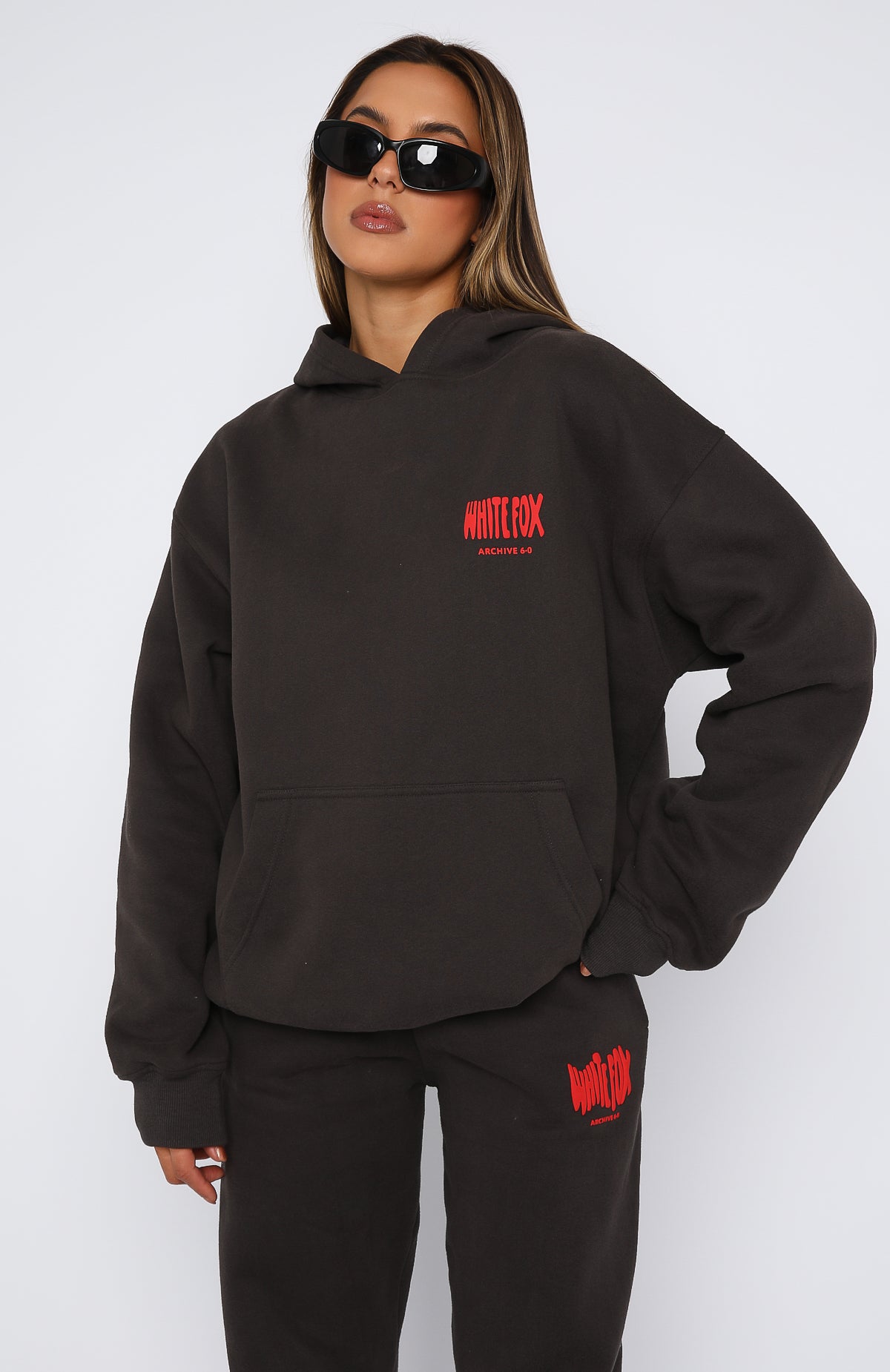 Archive 6.0 Oversized Hoodie Lava - WHITE FOX