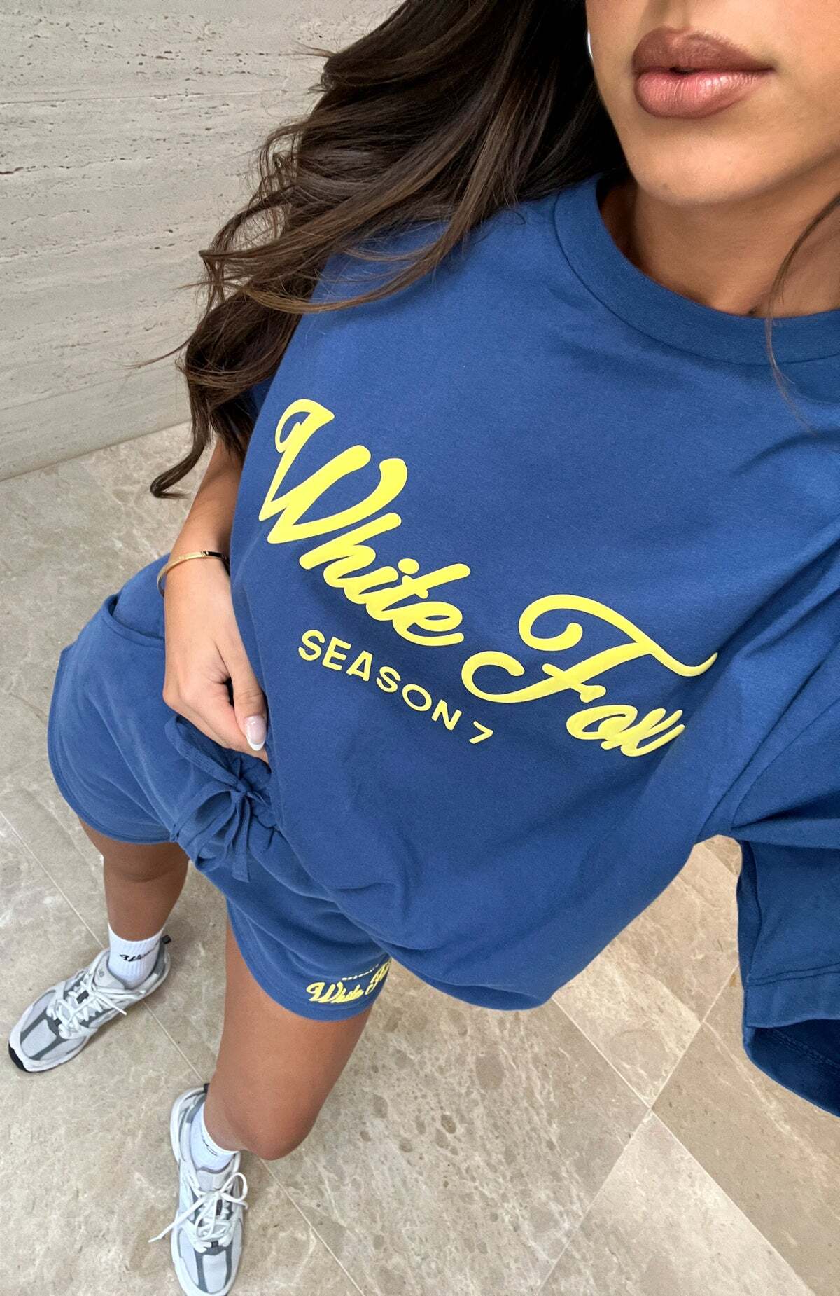 Season 7 Oversized Tee River - WHITE FOX