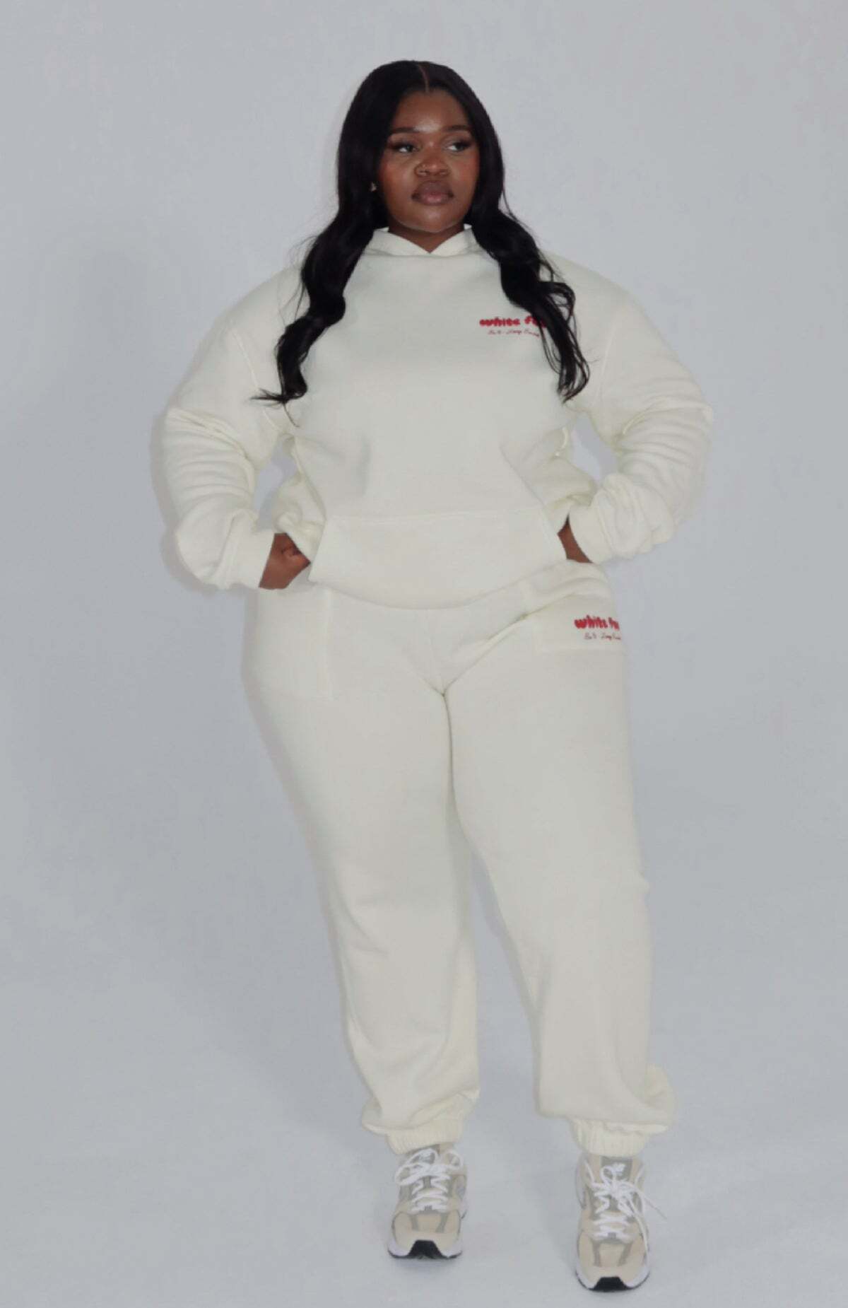Era 8 Sweatpants Cherry Cream - WHITE FOX