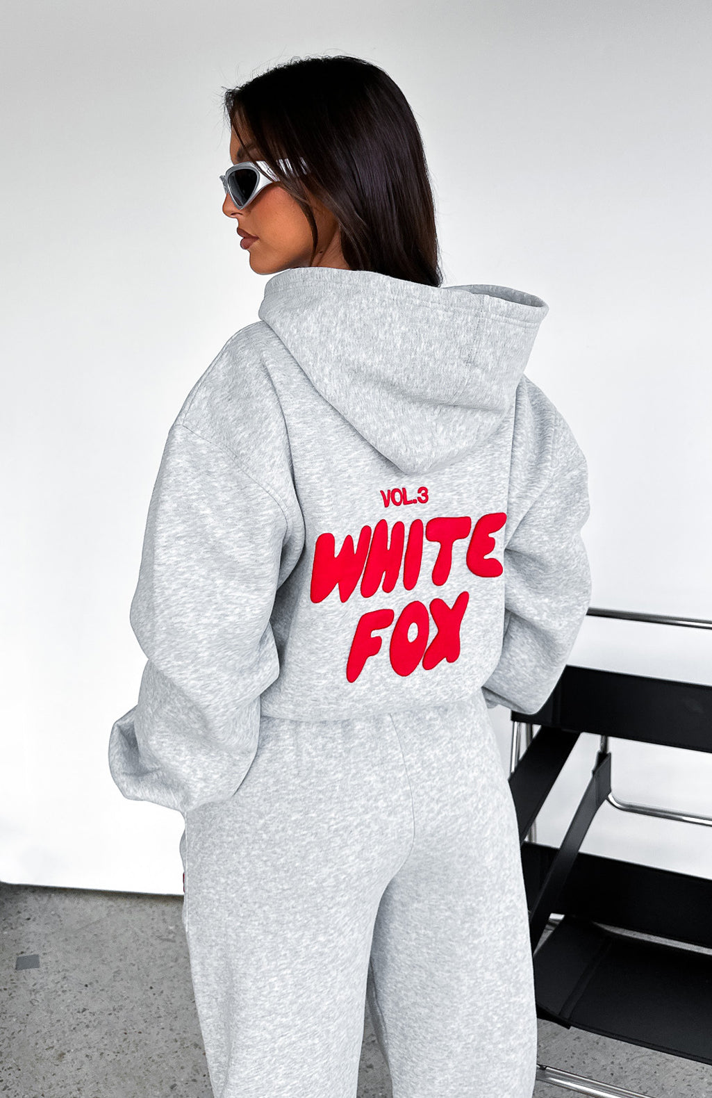 Offstage Hoodie Alloy Grey - WHITE FOX