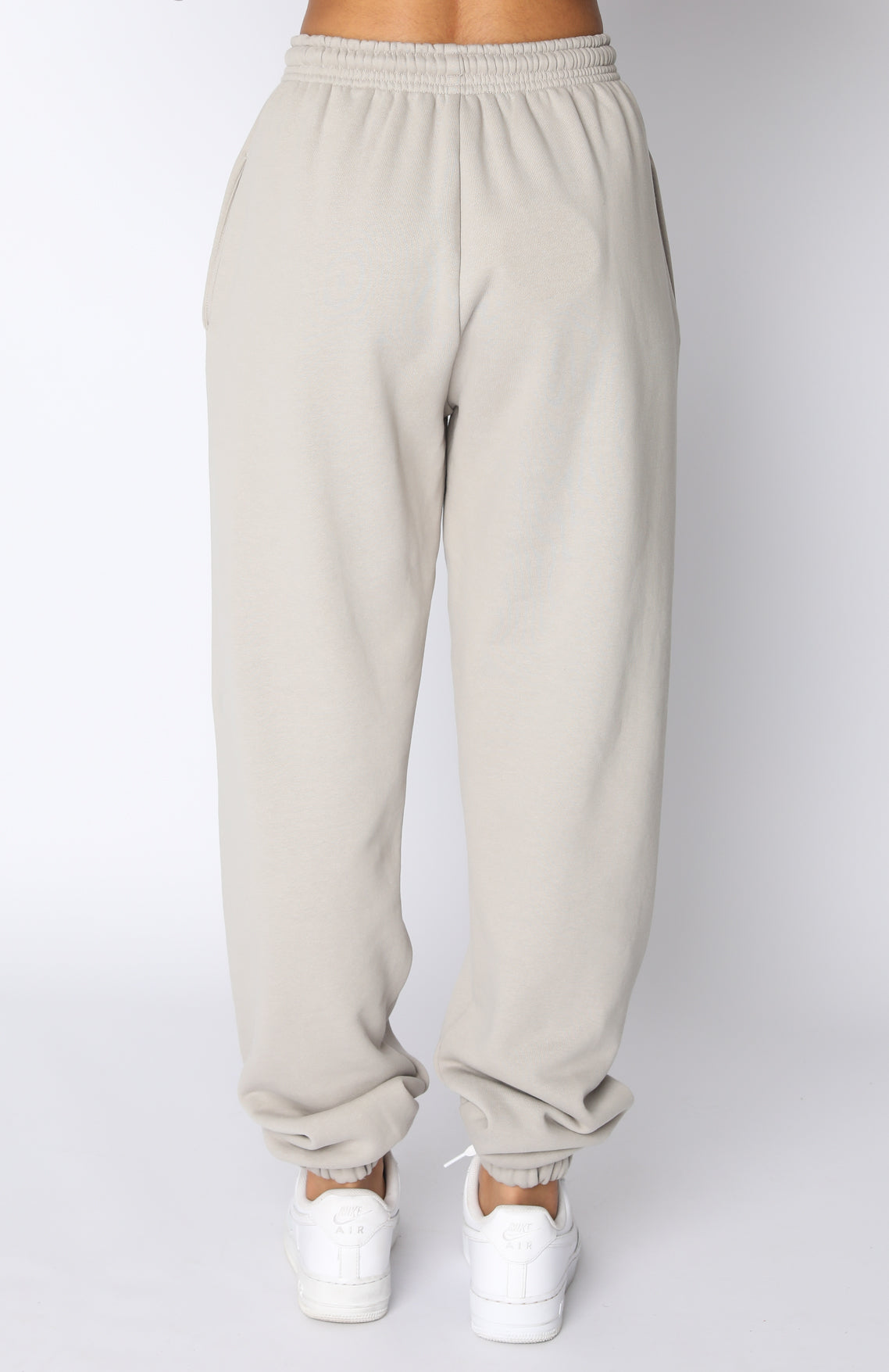 Not An Issue Sweatpants Mushroom - WHITE FOX
