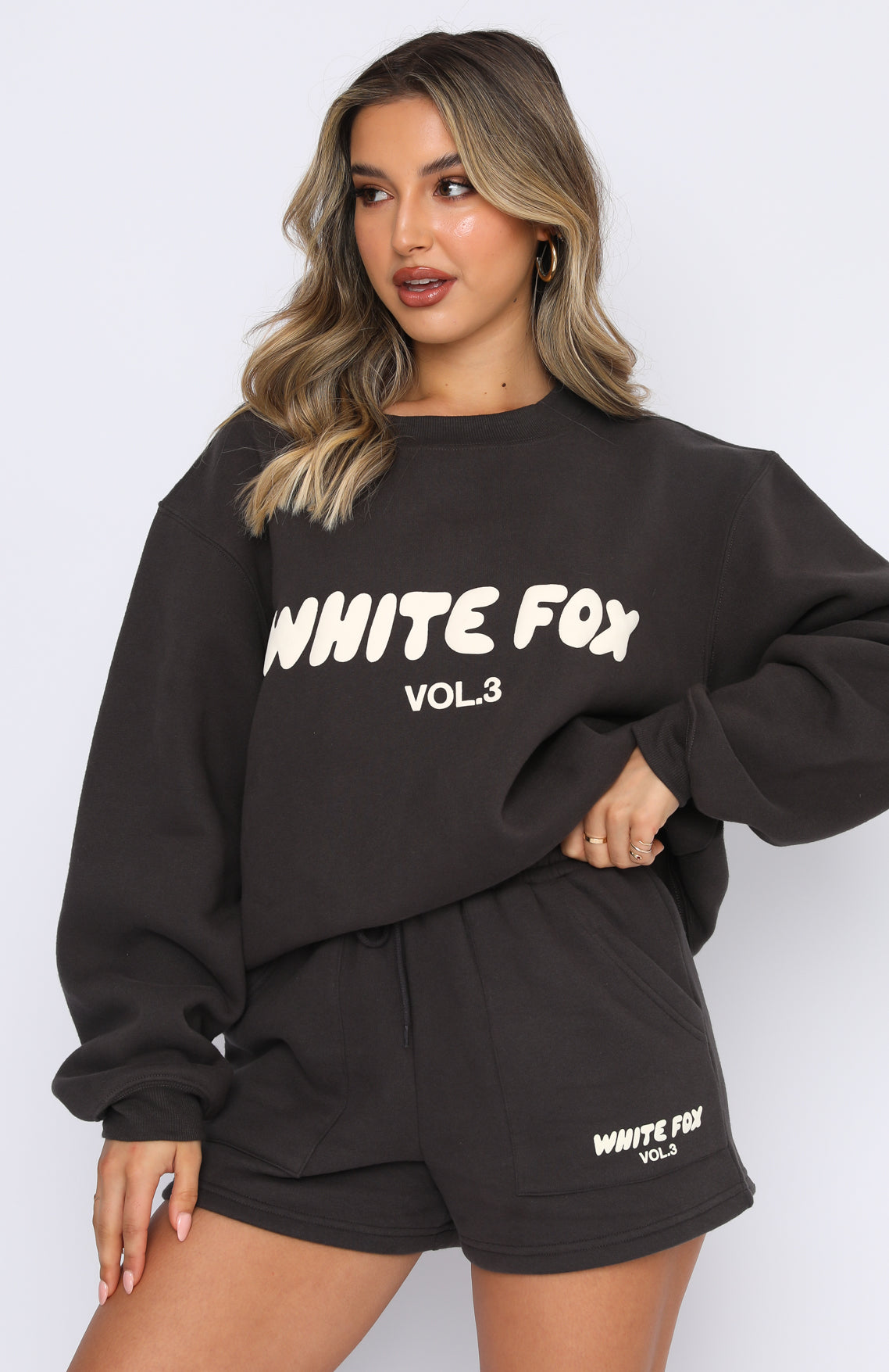 Offstage Sweater Shadow - WHITE FOX