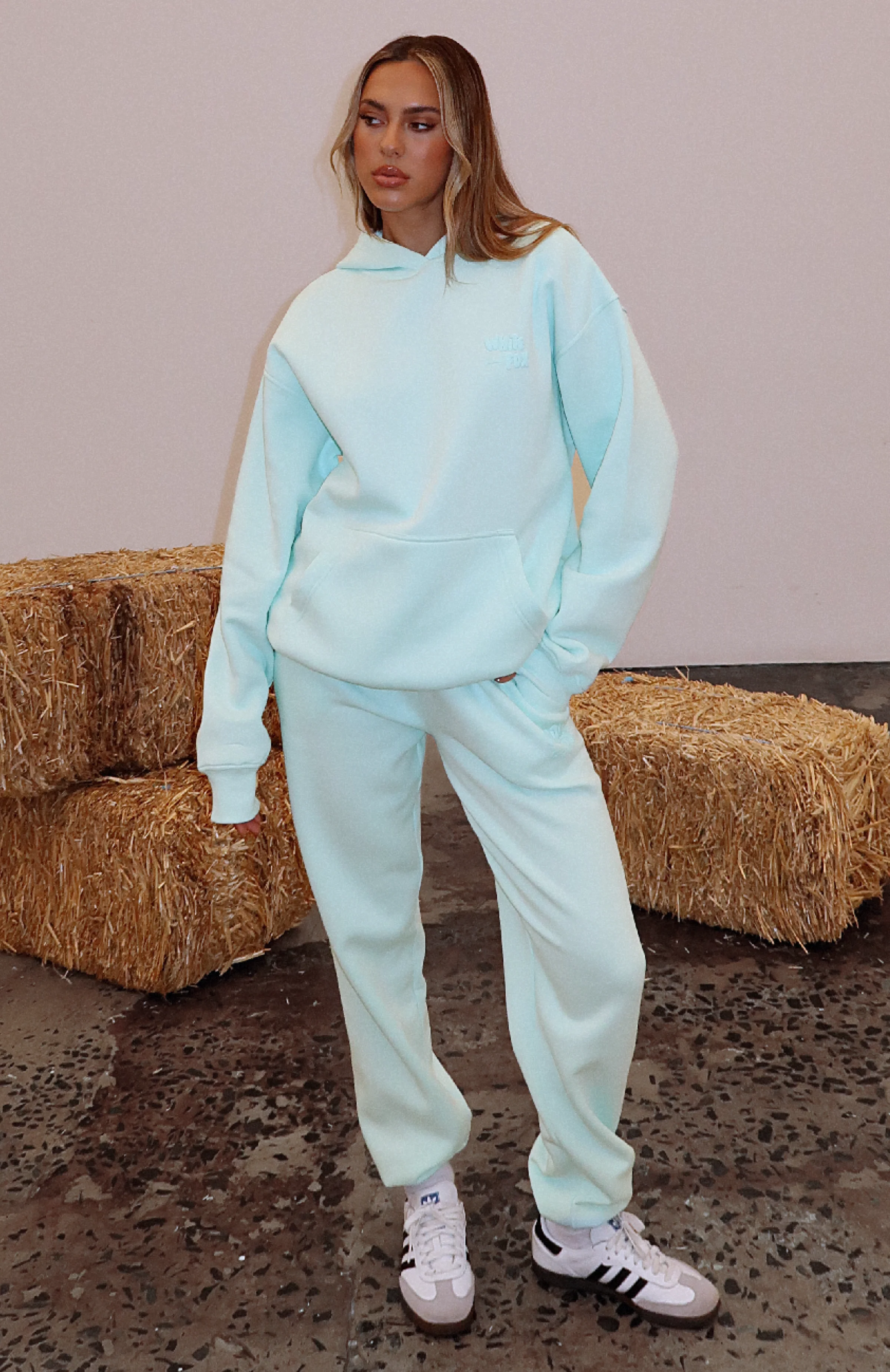Capsule 9 Star Of The Moment Sweatpants Mint - WHITE FOX