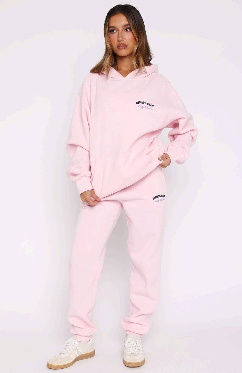 Lucky Thirteen Cheyenne Sweatpants Soft Pink - WHITE FOX