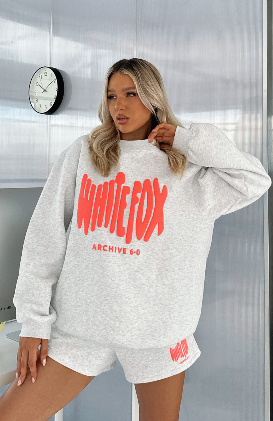 Archive 6.0 Oversized Sweater Cloudburst - WHITE FOX