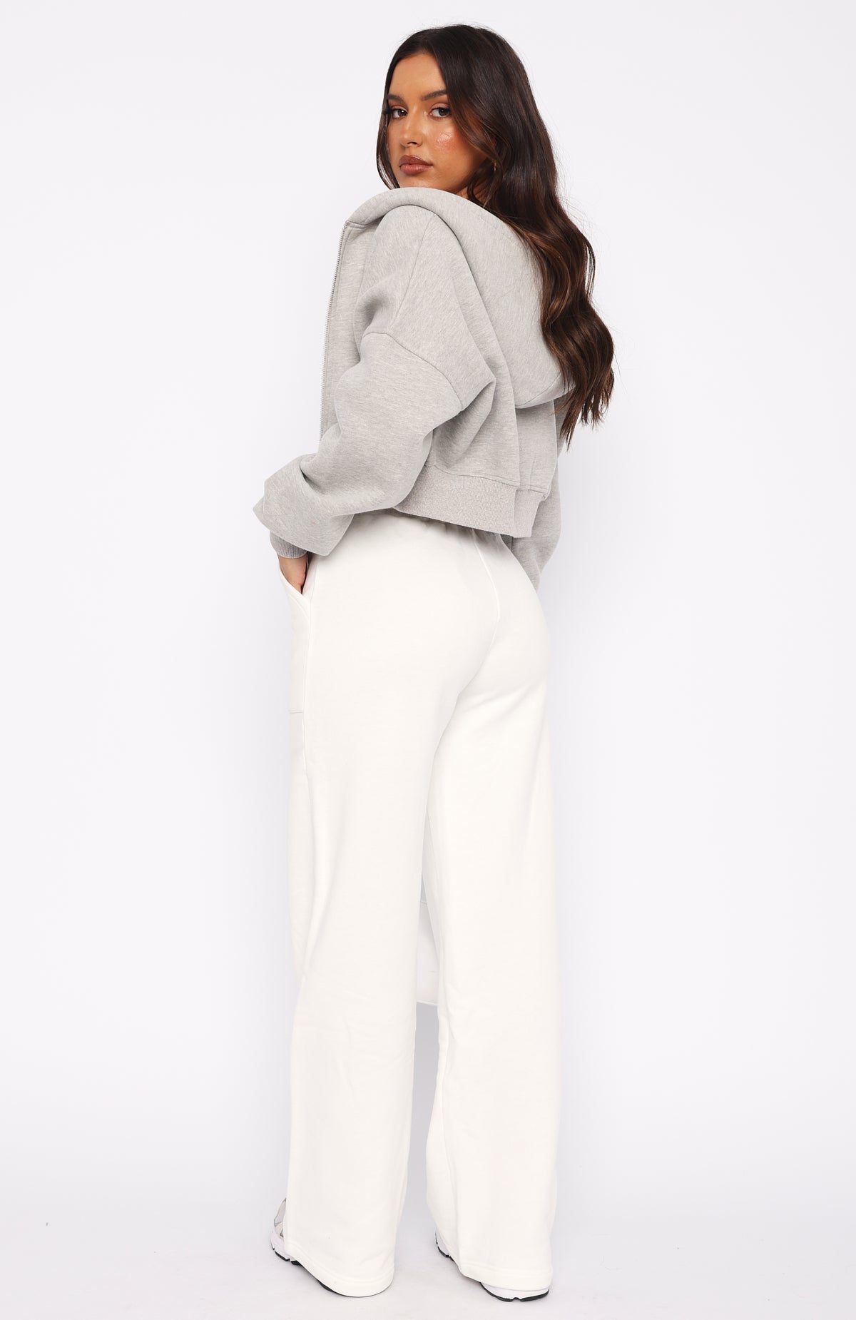 You'd Love It Here Sweatpants White - WHITE FOX