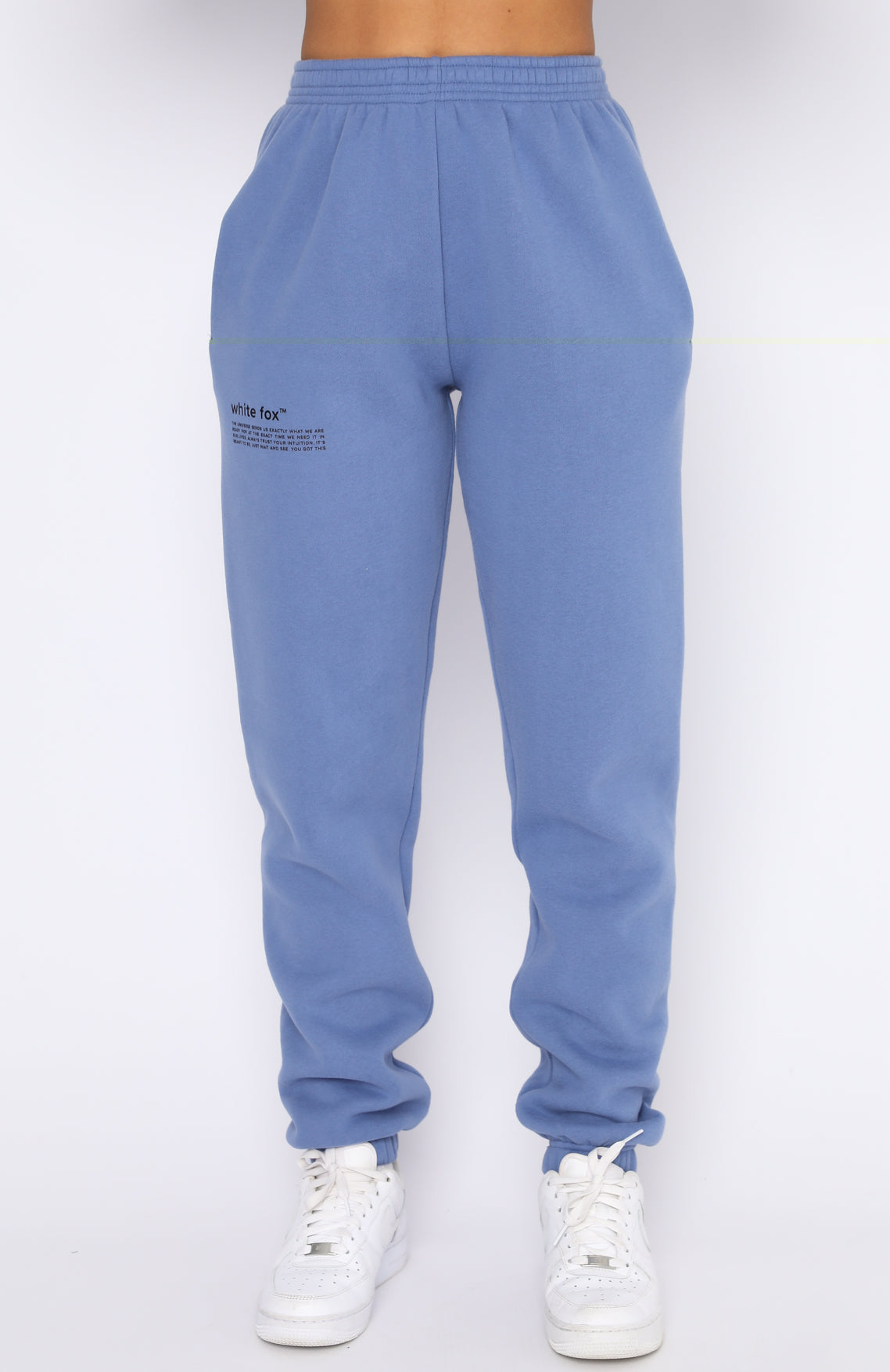 Do The Most Sweatpants Dusk Blue - WHITE FOX