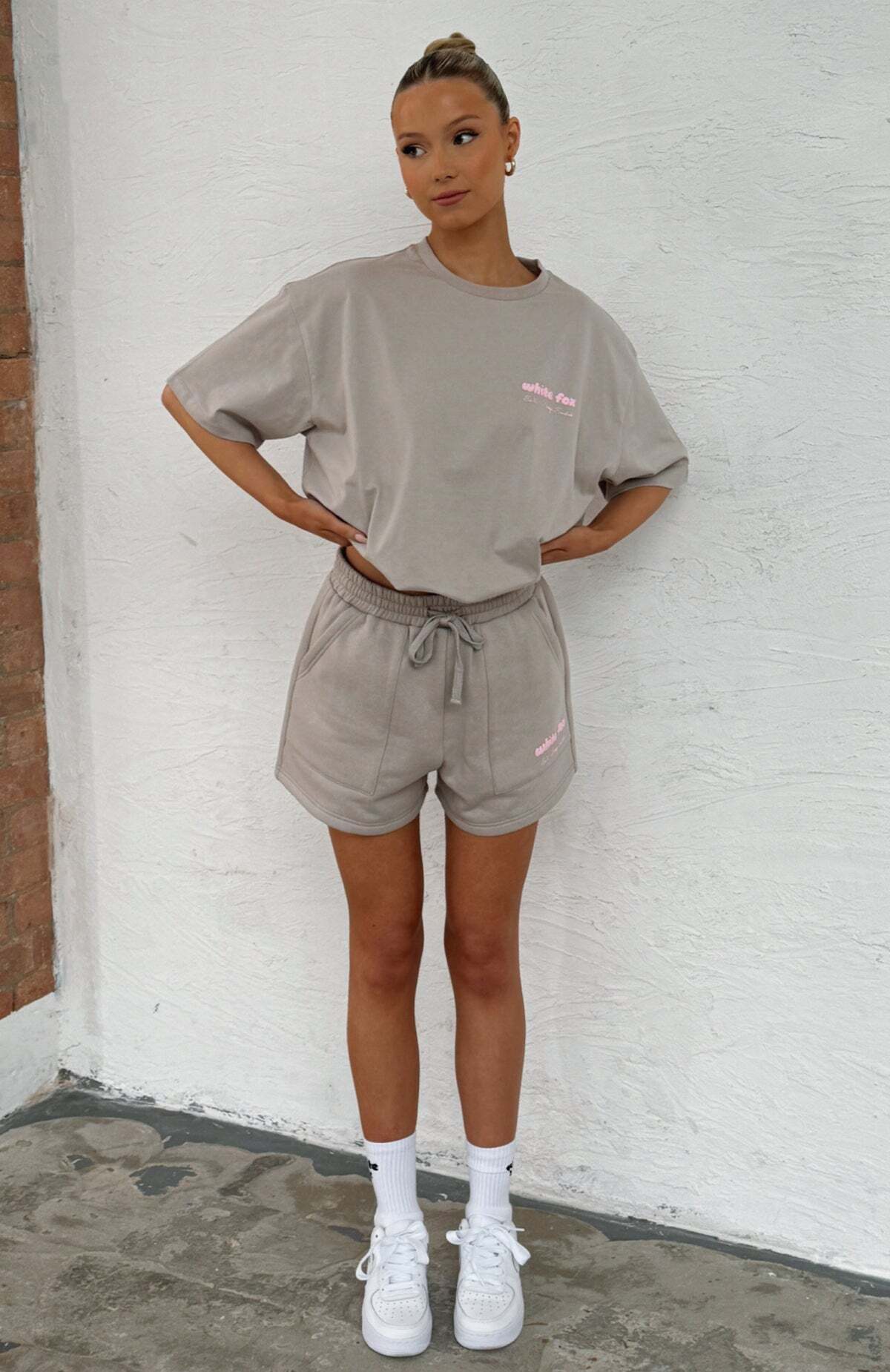 Era 8 Lounge Shorts Mooncake - WHITE FOX
