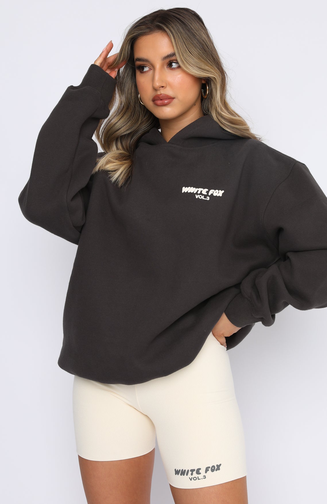 Offstage Hoodie Shadow - WHITE FOX