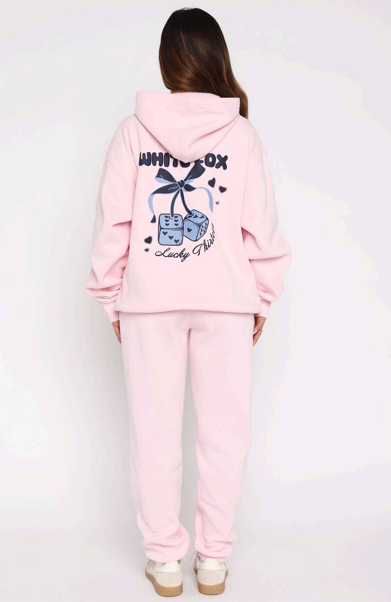 Lucky Thirteen Cheyenne Sweatpants Soft Pink - WHITE FOX