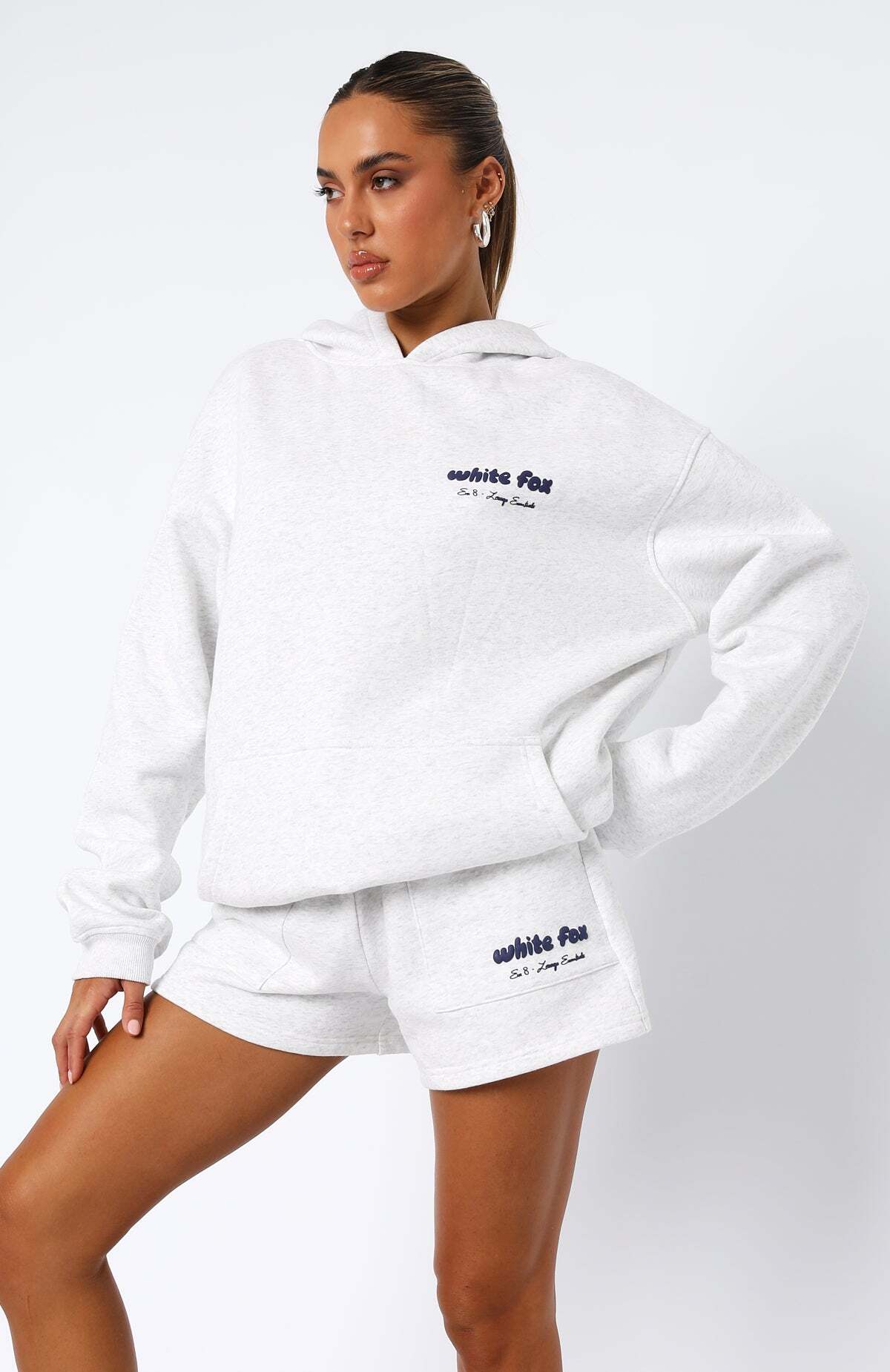 Era 8 Oversized Hoodie Galaxy - WHITE FOX