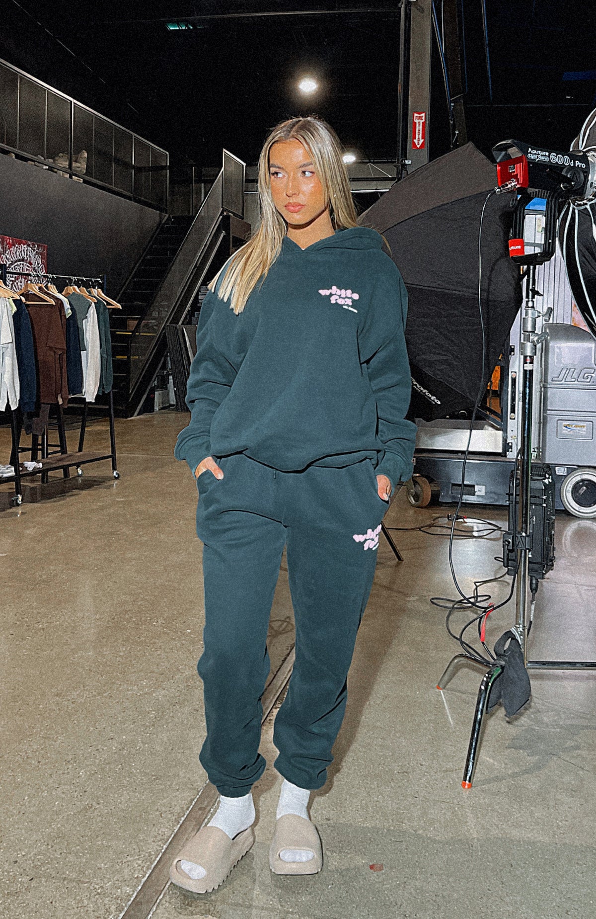 4th Edition Sweatpants Clover - WHITE FOX