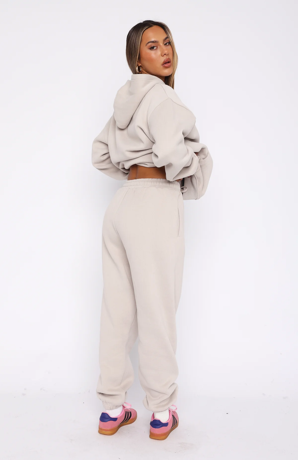 Capsule 9 Catch A Vibe Sweatpants Moon - WHITE FOX