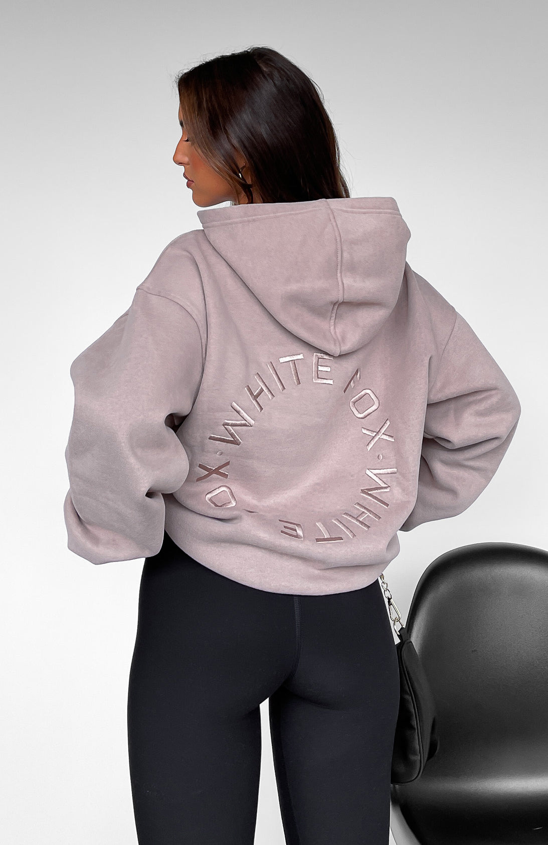 Stay Lifted Oversized Hoodie Cinnamon - WHITE FOX
