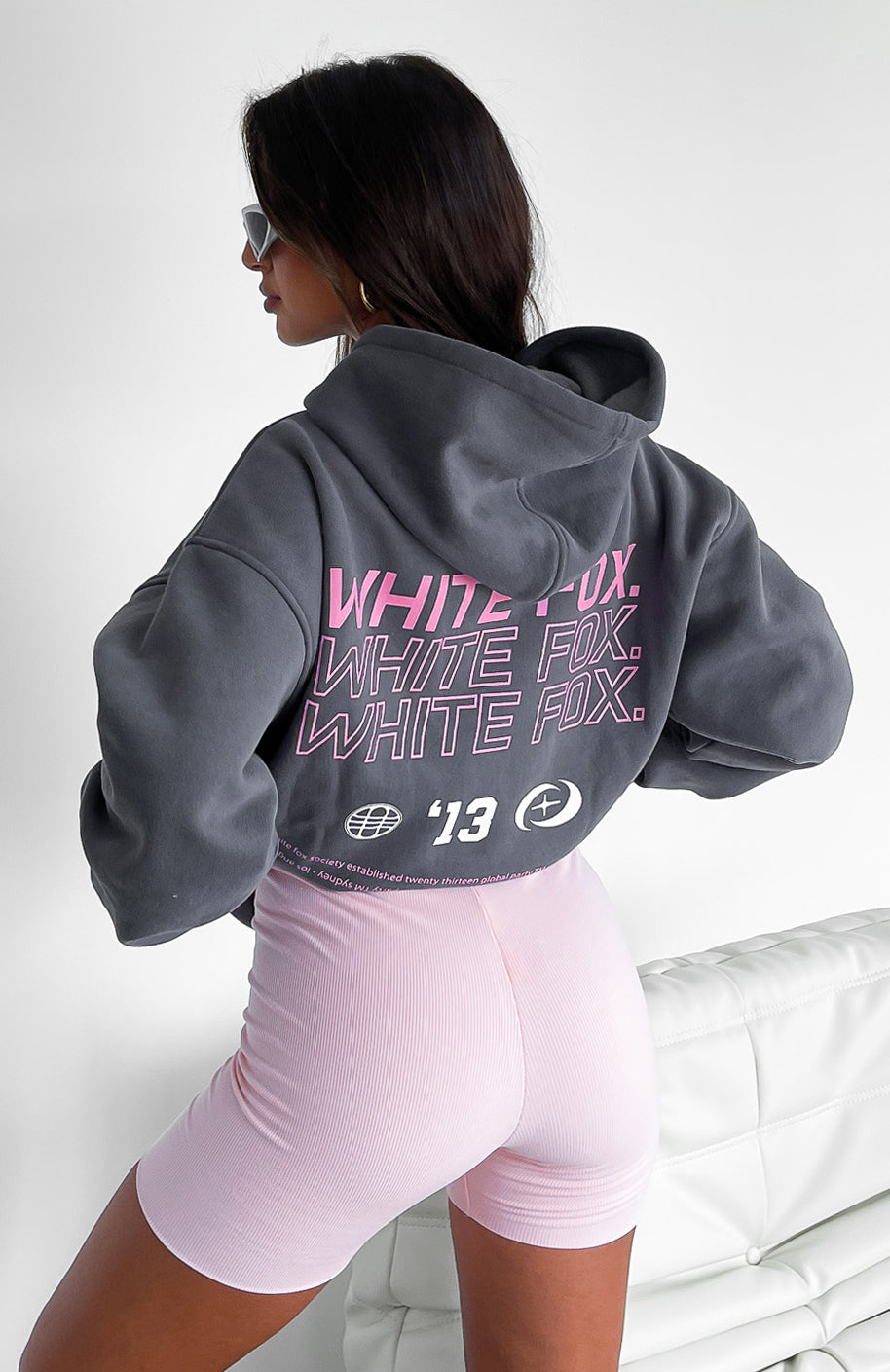 In Transit Oversized Hoodie Volcanic - WHITE FOX