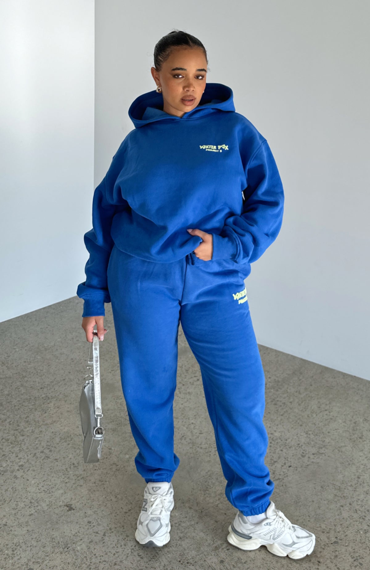Project 5 Sweatpants Cobalt - WHITE FOX