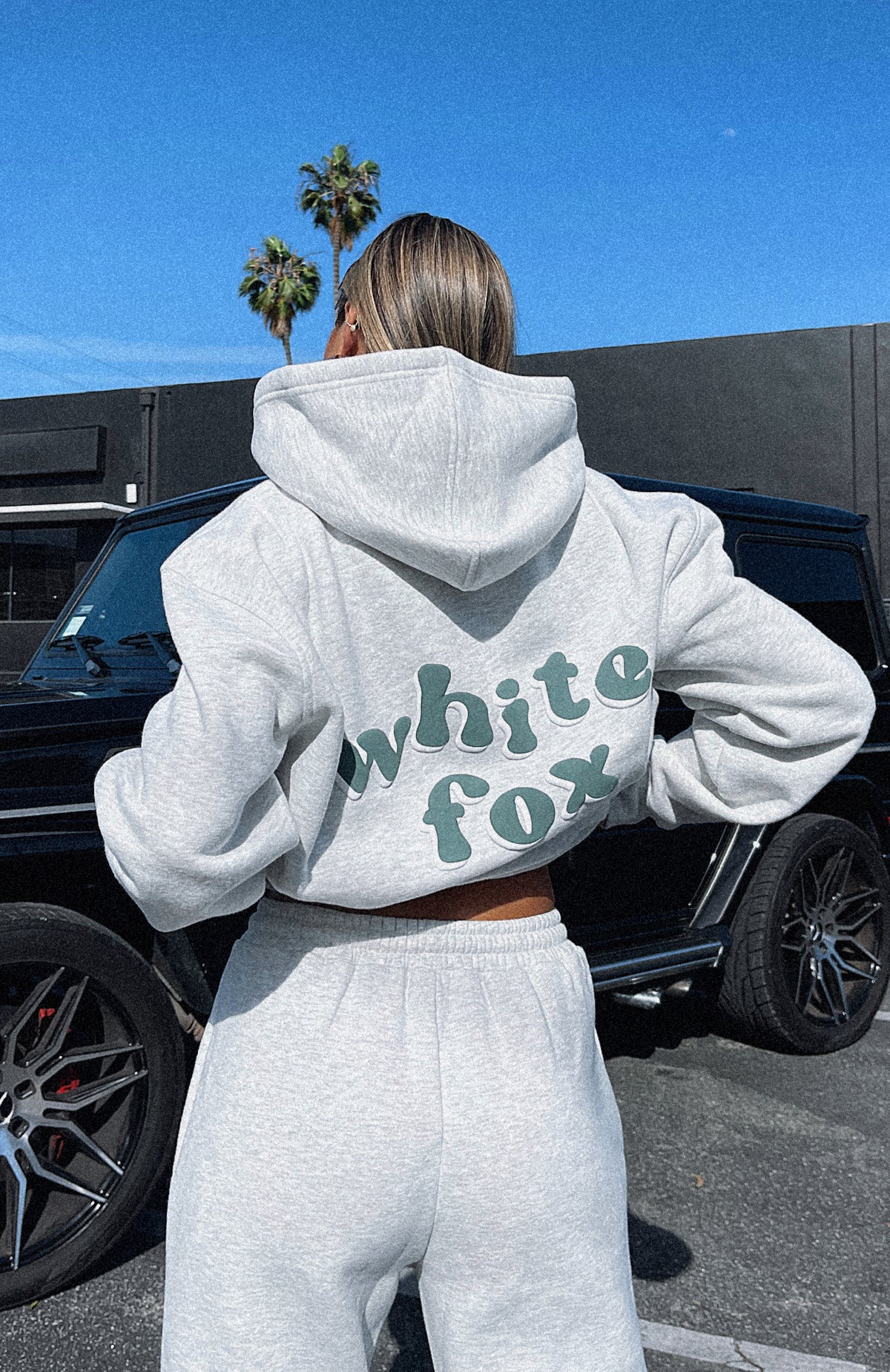 4th Edition Oversized Hoodie Smoke - WHITE FOX
