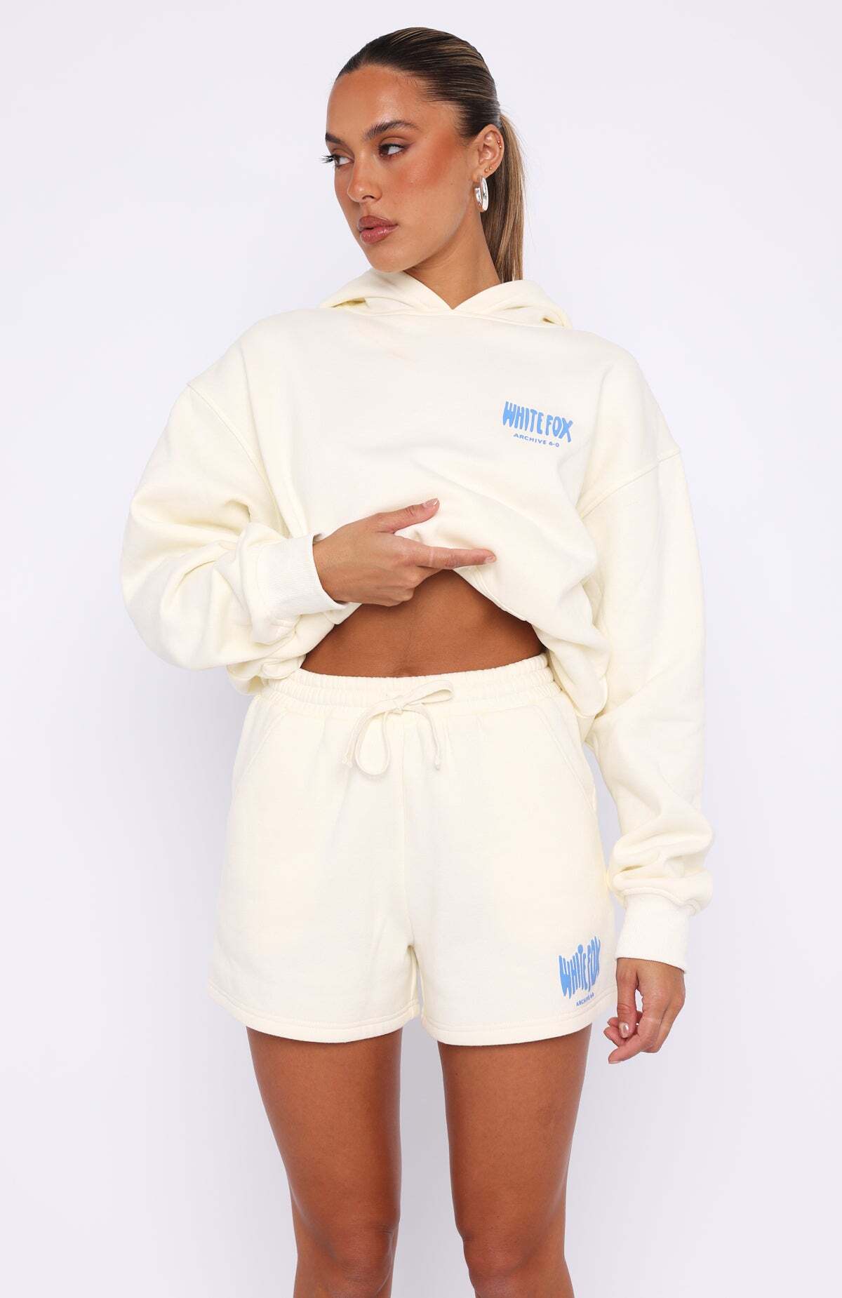 Archive 6.0 Lounge Shorts Cream - WHITE FOX