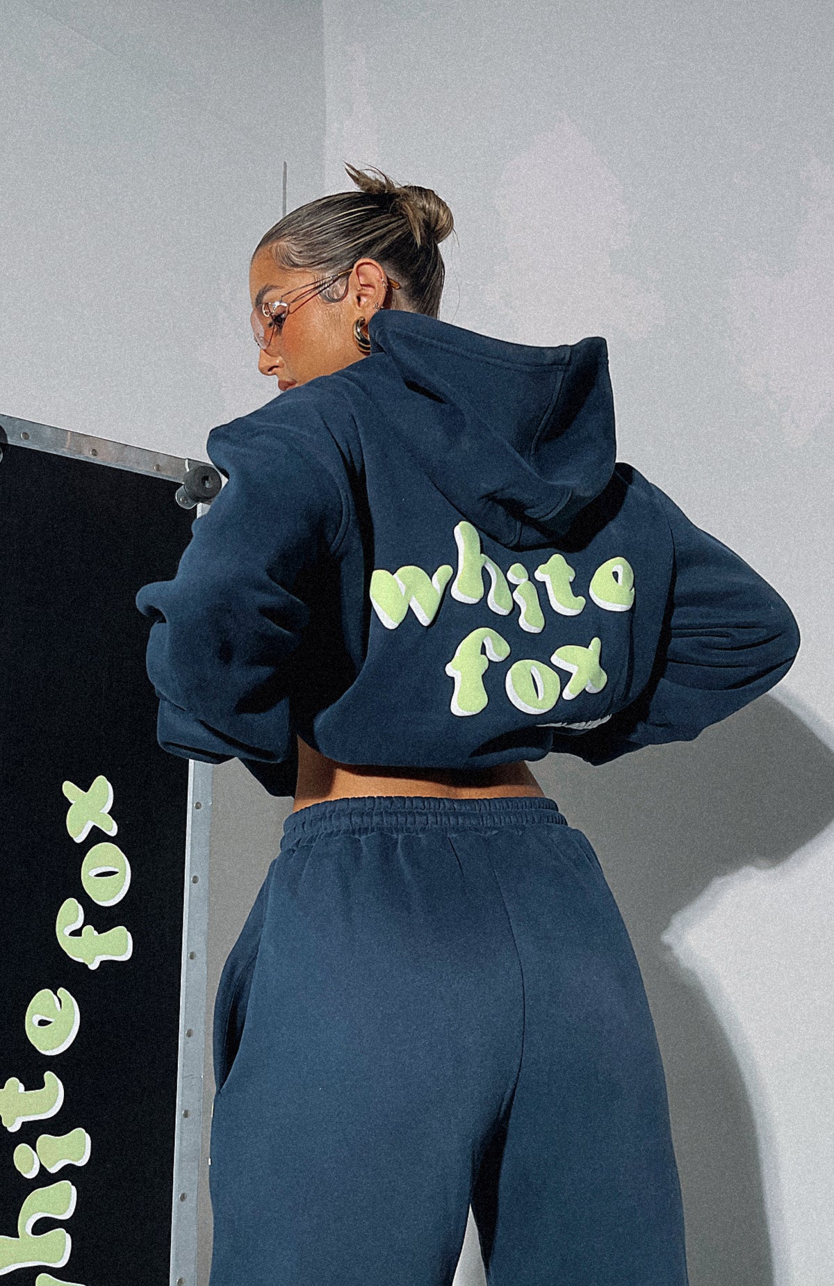 4th Edition Oversized Hoodie Midnight - WHITE FOX
