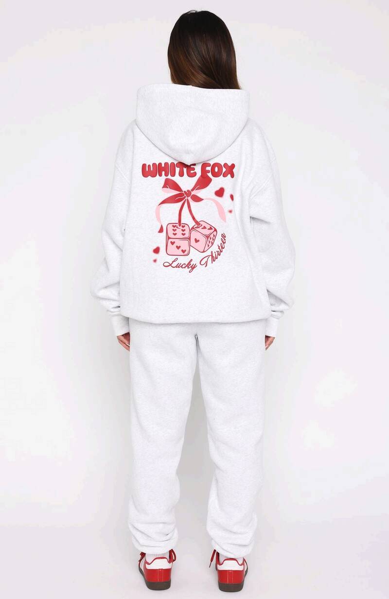 Lucky Thirteen Cheyenne Sweatpants Grey Marle - WHITE FOX