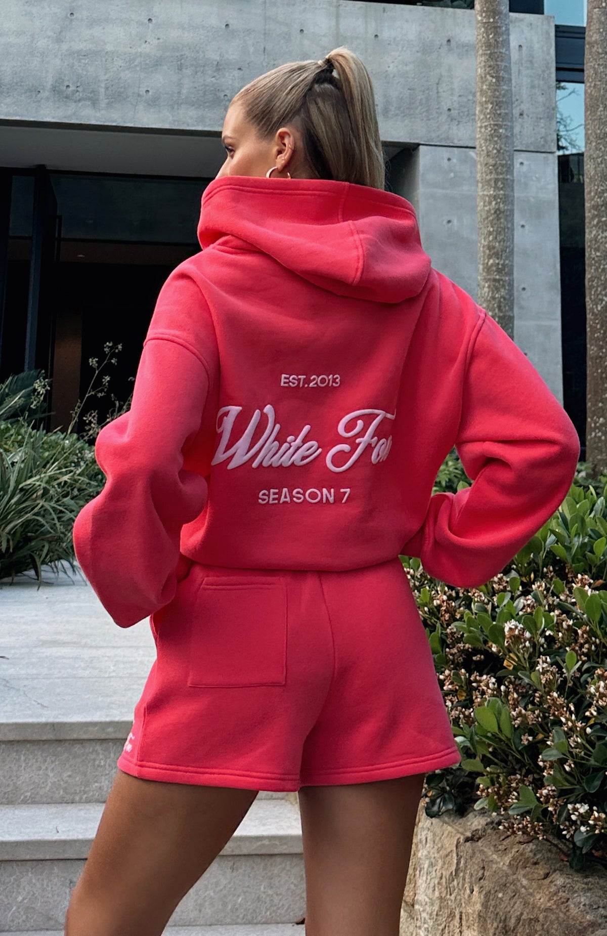 Season 7 Oversized Hoodie Sorbet - WHITE FOX