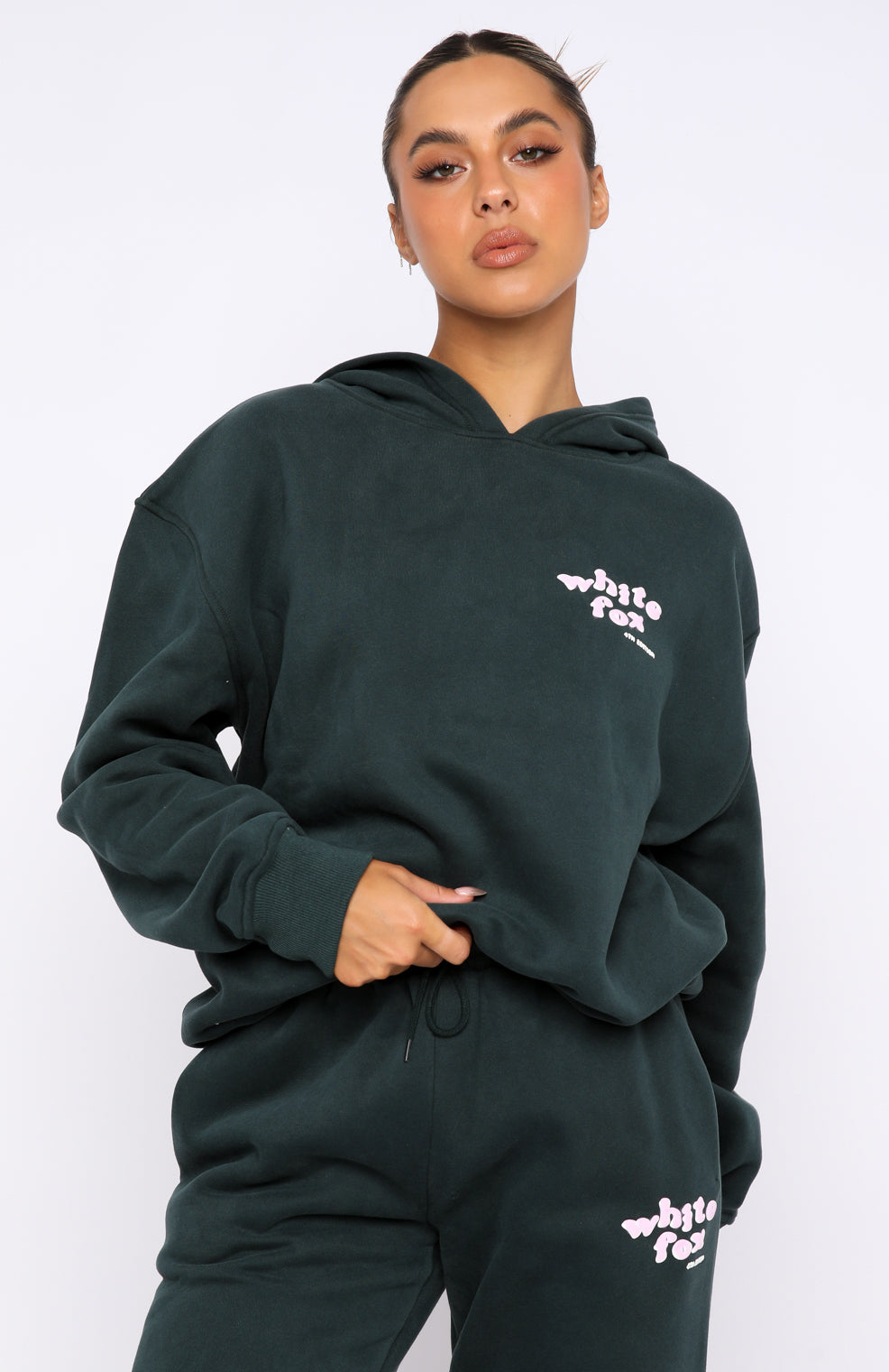 4th Edition Oversized Hoodie Clover - WHITE FOX