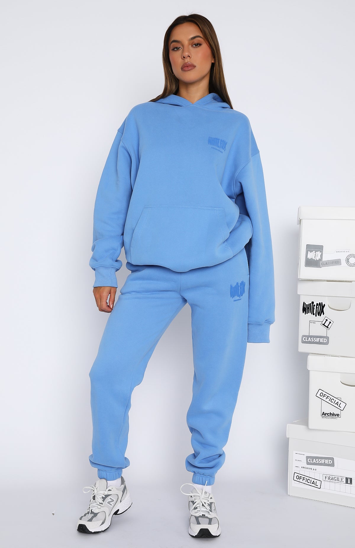 Archive 6.0 Sweatpants Blueberry - WHITE FOX