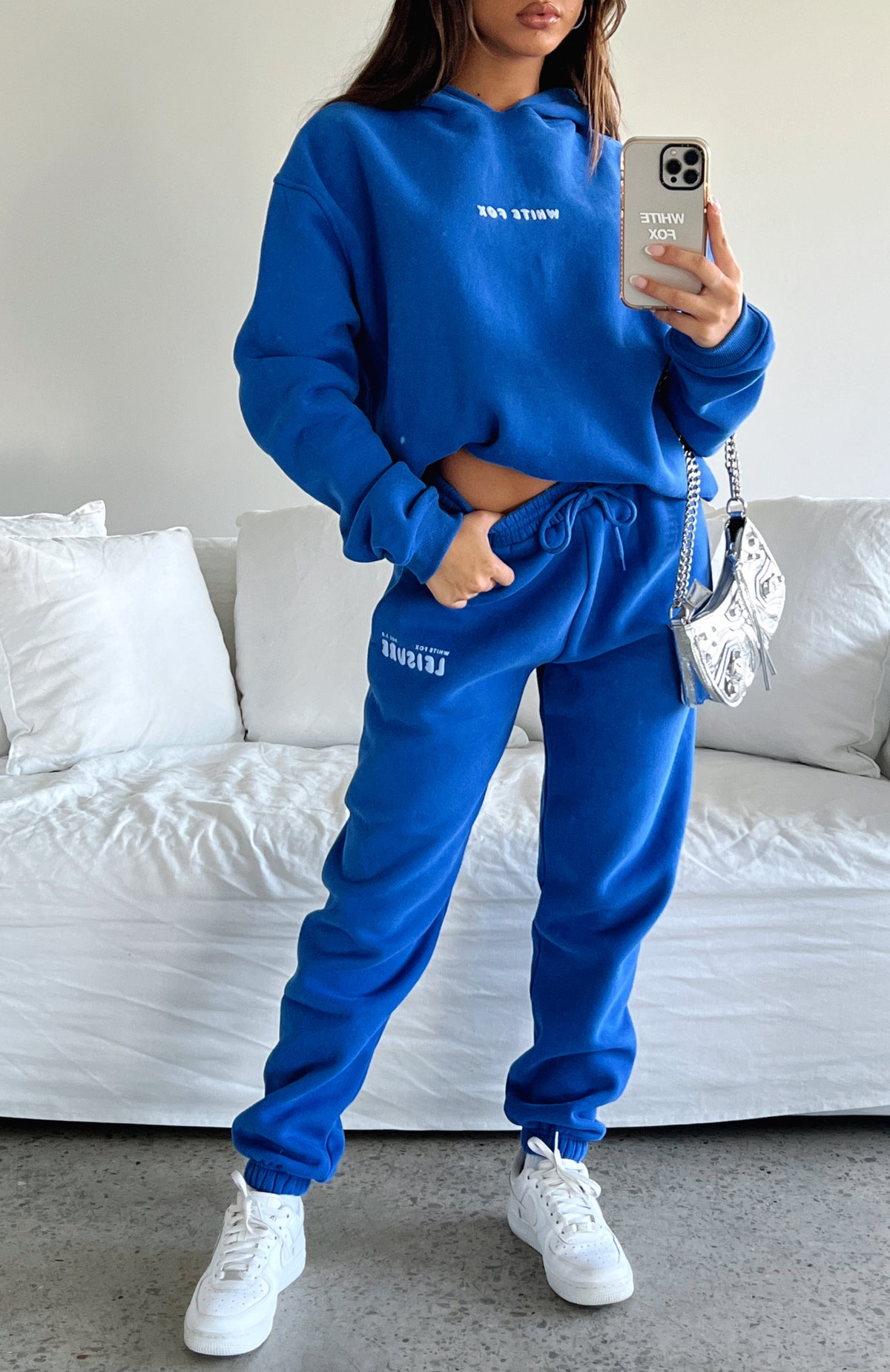 Leisure Series Sweatpants Cobalt - WHITE FOX