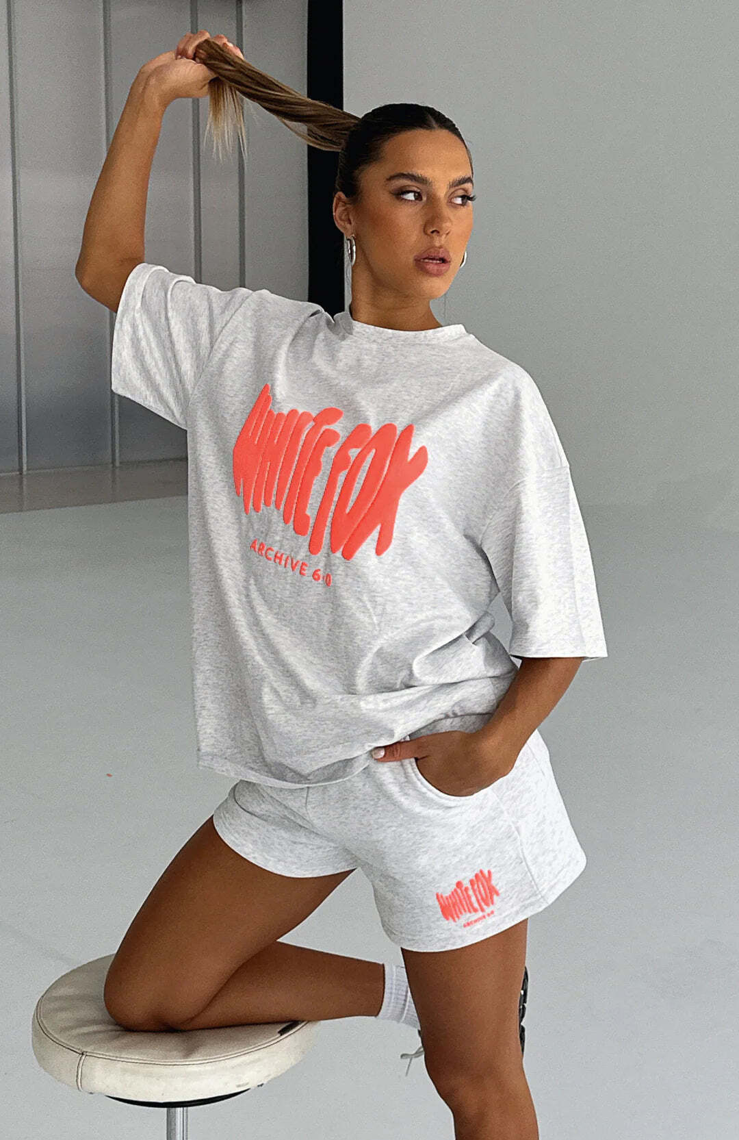 Archive 6.0 Oversized Tee Cloudburst - WHITE FOX