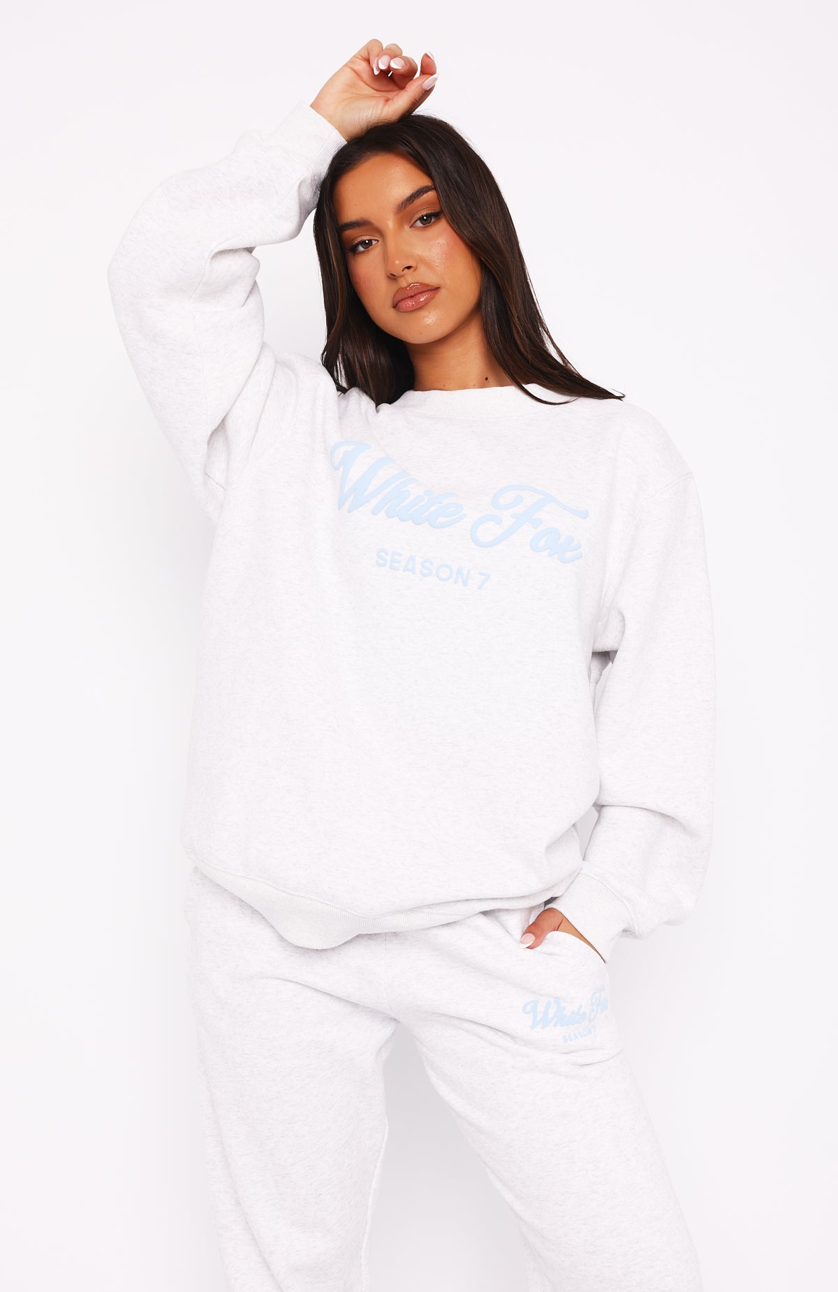 Season 7 Oversized Sweater Dawn - WHITE FOX