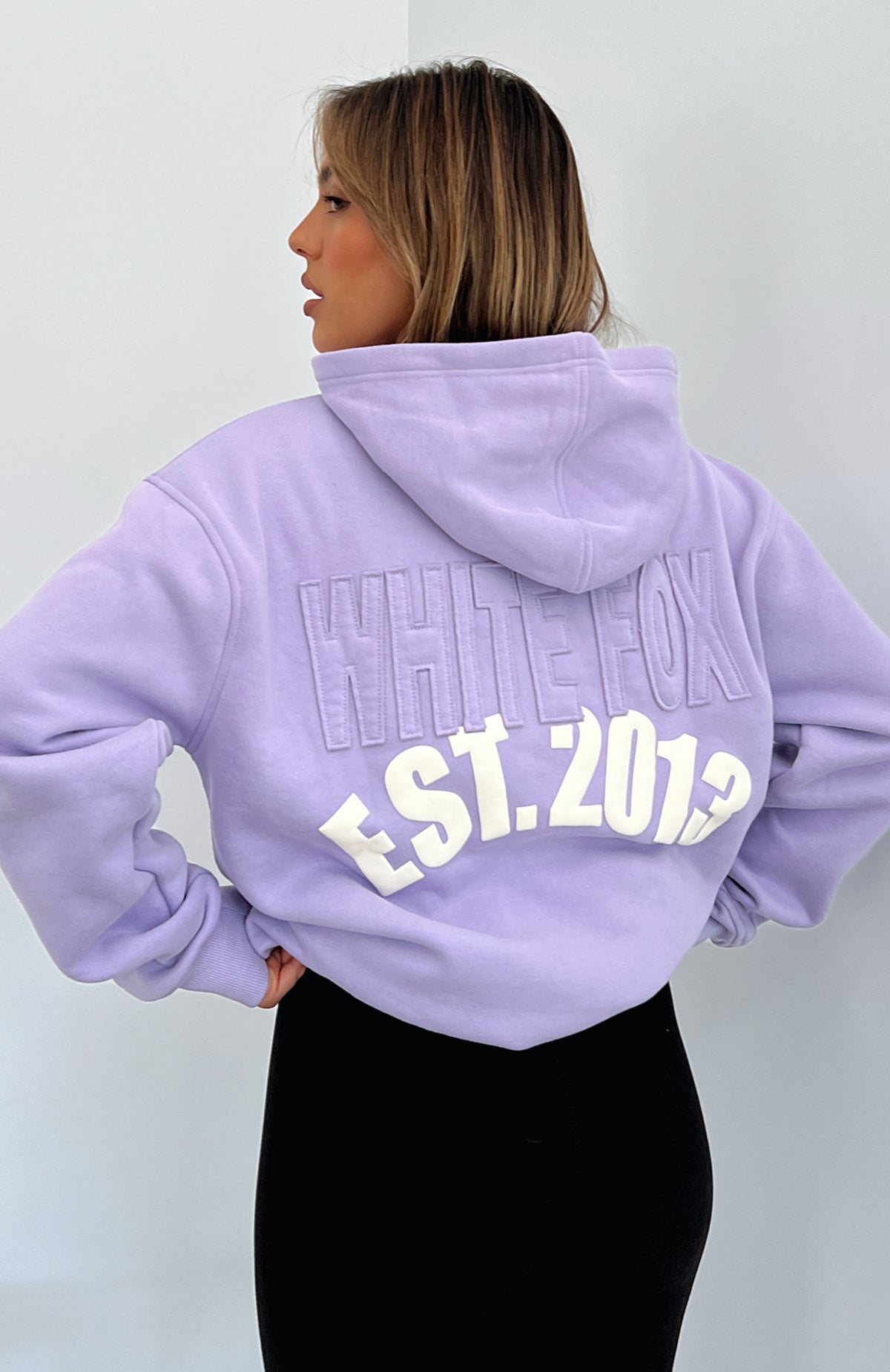 Major Moves Oversized Hoodie Lilac - WHITE FOX