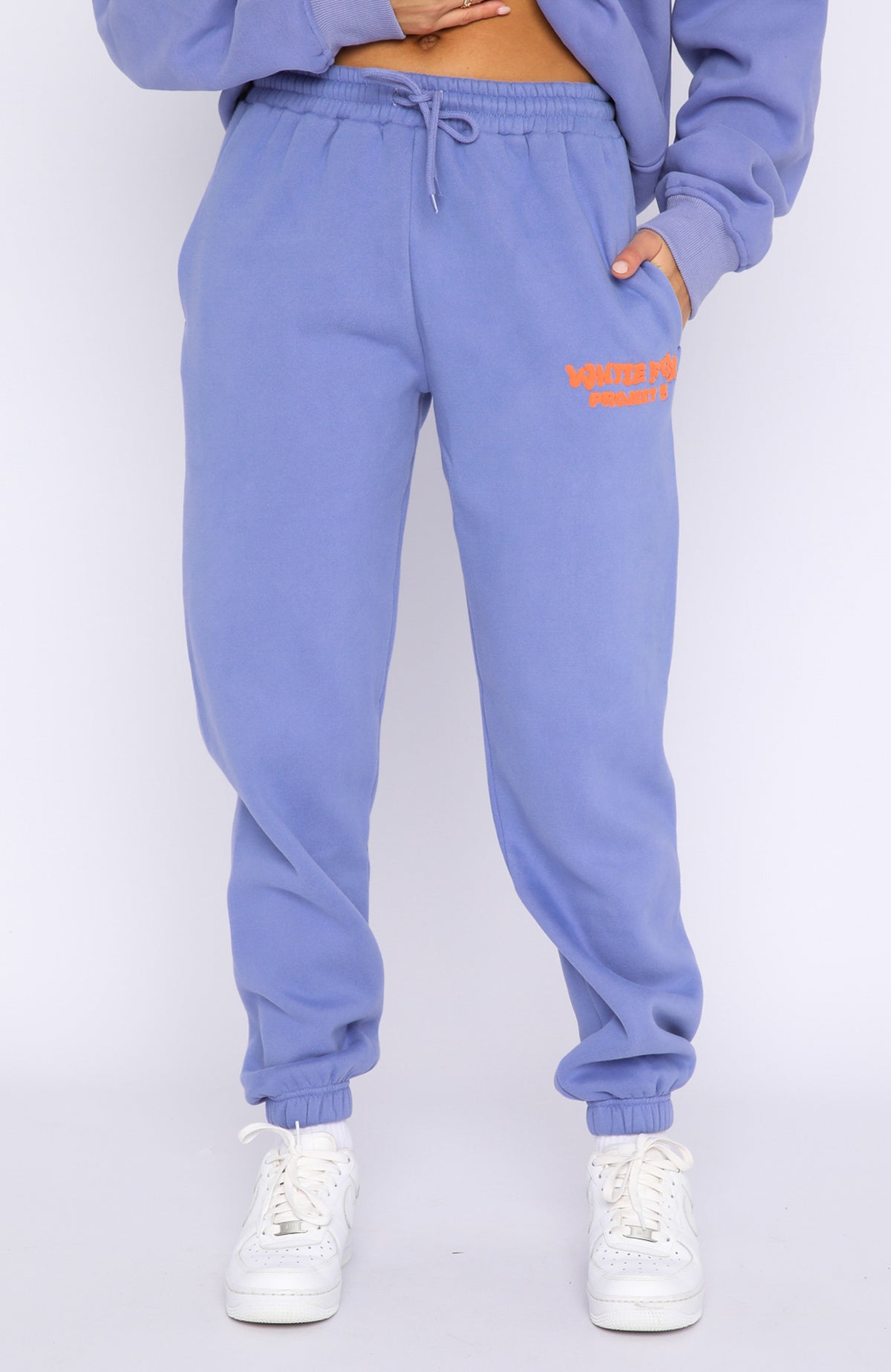 Project 5 Sweatpants Grape - WHITE FOX