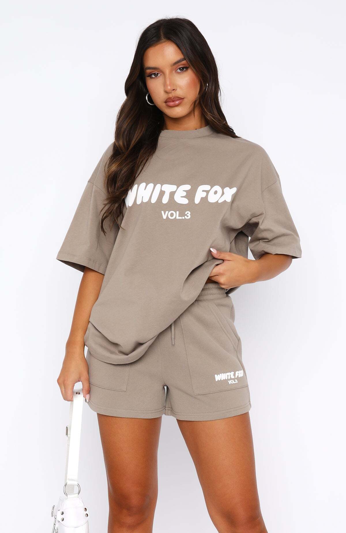 Offstage Lounge Shorts Fawn - WHITE FOX