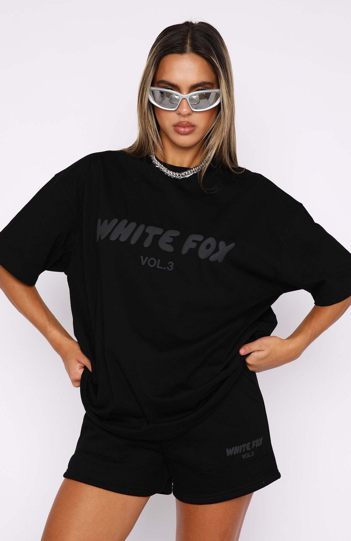 Offstage Lounge Shorts Onyx - WHITE FOX