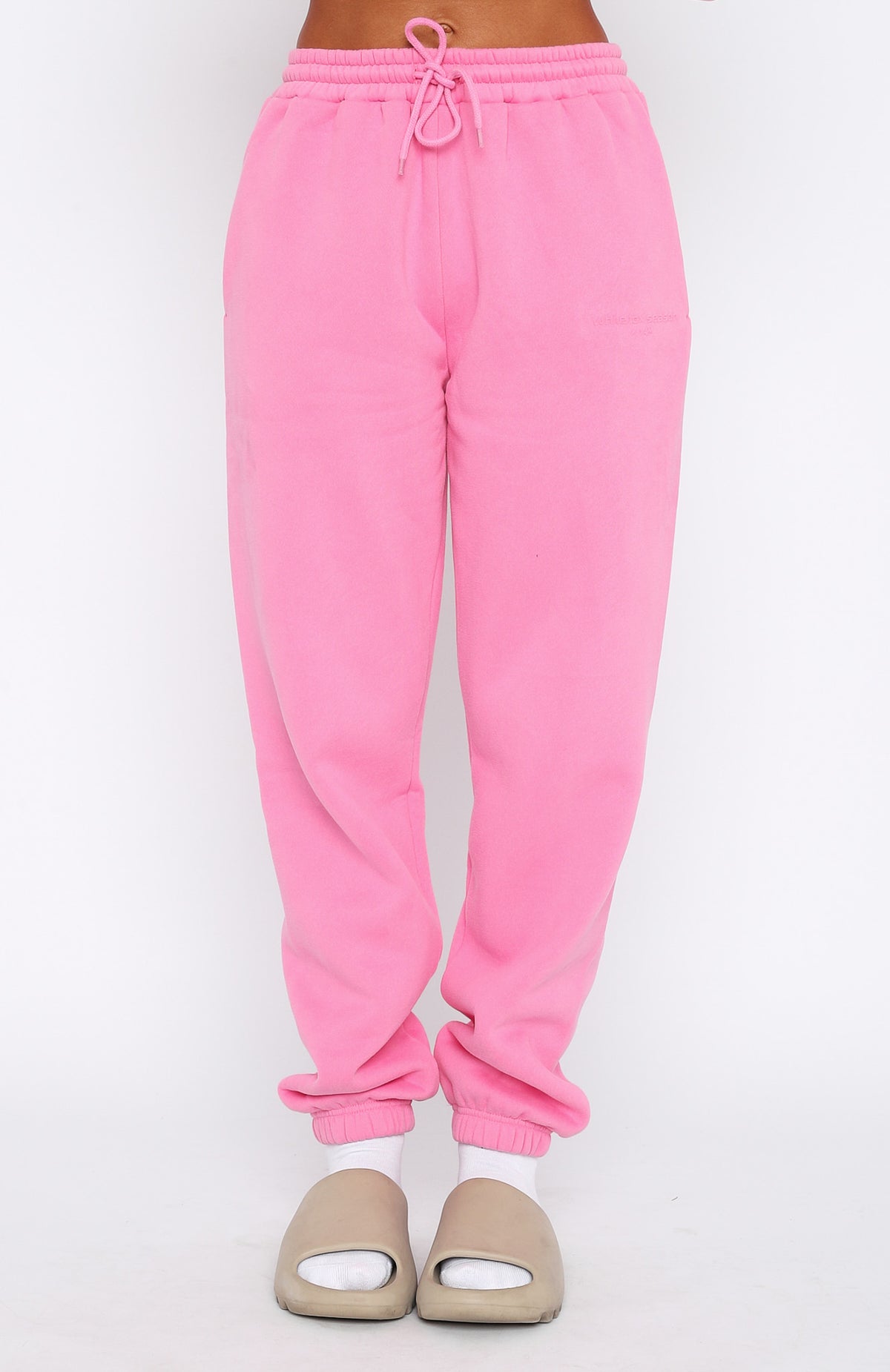 Future Forward Sweatpants Candy Pink - WHITE FOX